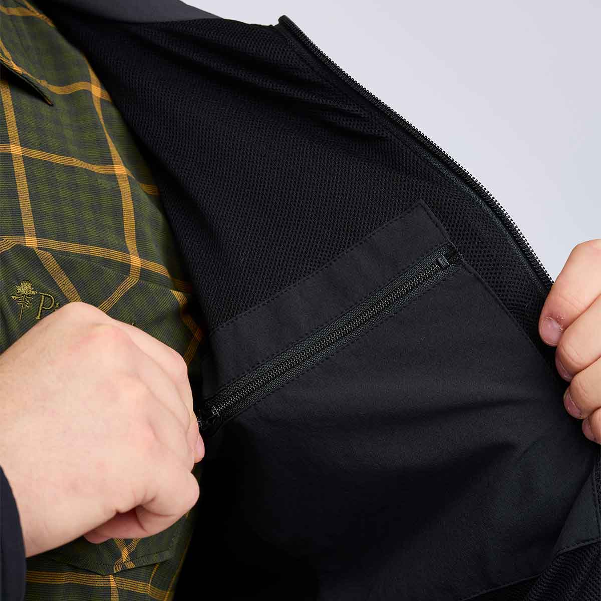 Pinewood Abisko Light Stretch Jacket - Dark Anthracite - Inside