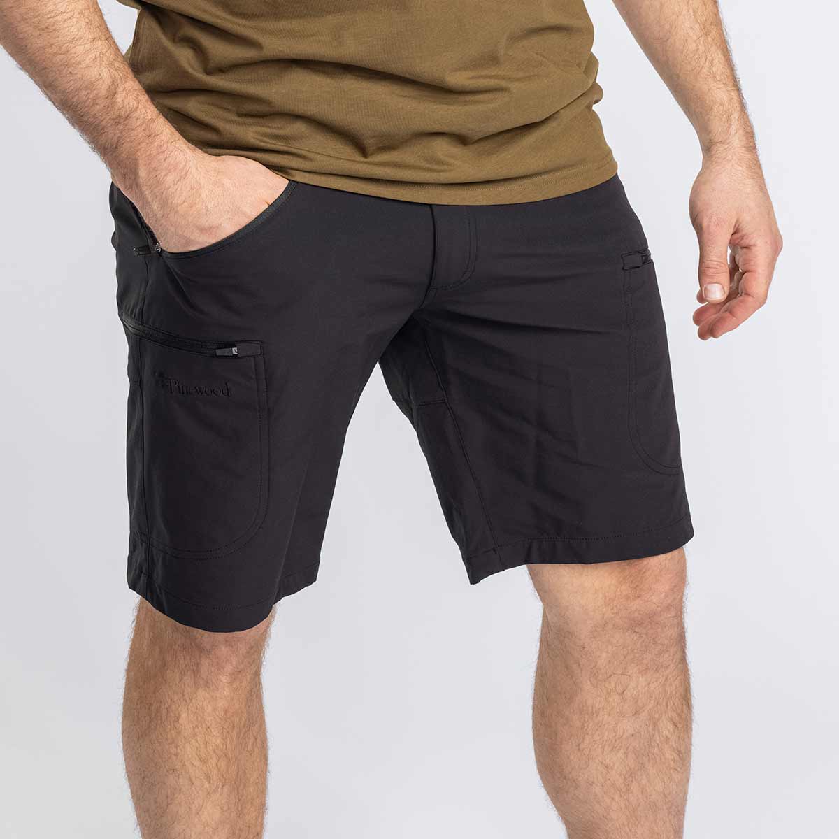 Pinewood Abisko Light Stretch Shorts - Black