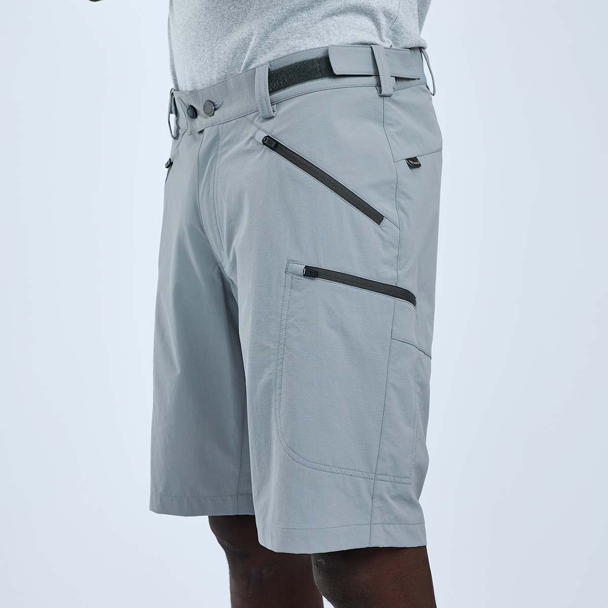Pinewood Abisko Light Stretch Shorts - Mid Grey