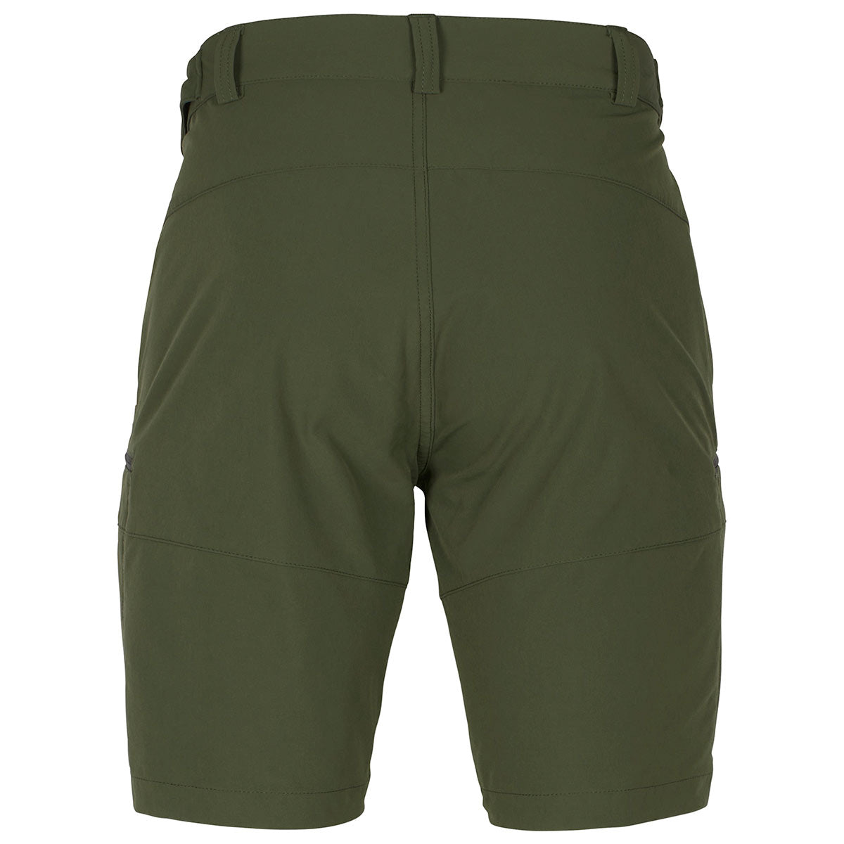 Pinewood Abisko Light Stretch Shorts - Moss Green - Rear