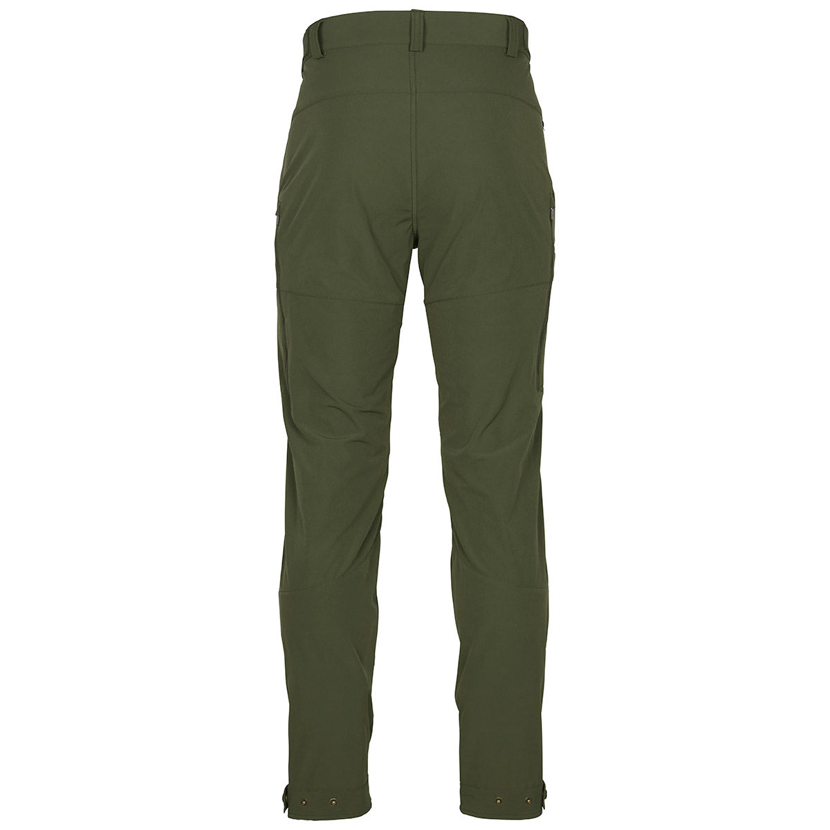 Pinewood Abisko Light Stretch Trousers - Moss Green - Rear