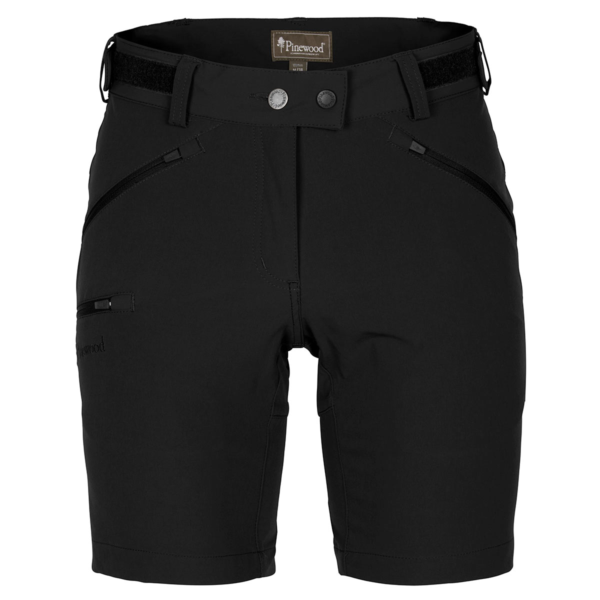 Pinewood Abisko Women's Light Stretch Shorts - Black