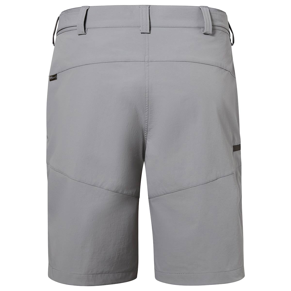 Pinewood Abisko Women's Light Stretch Shorts - Mid Grey - Rear