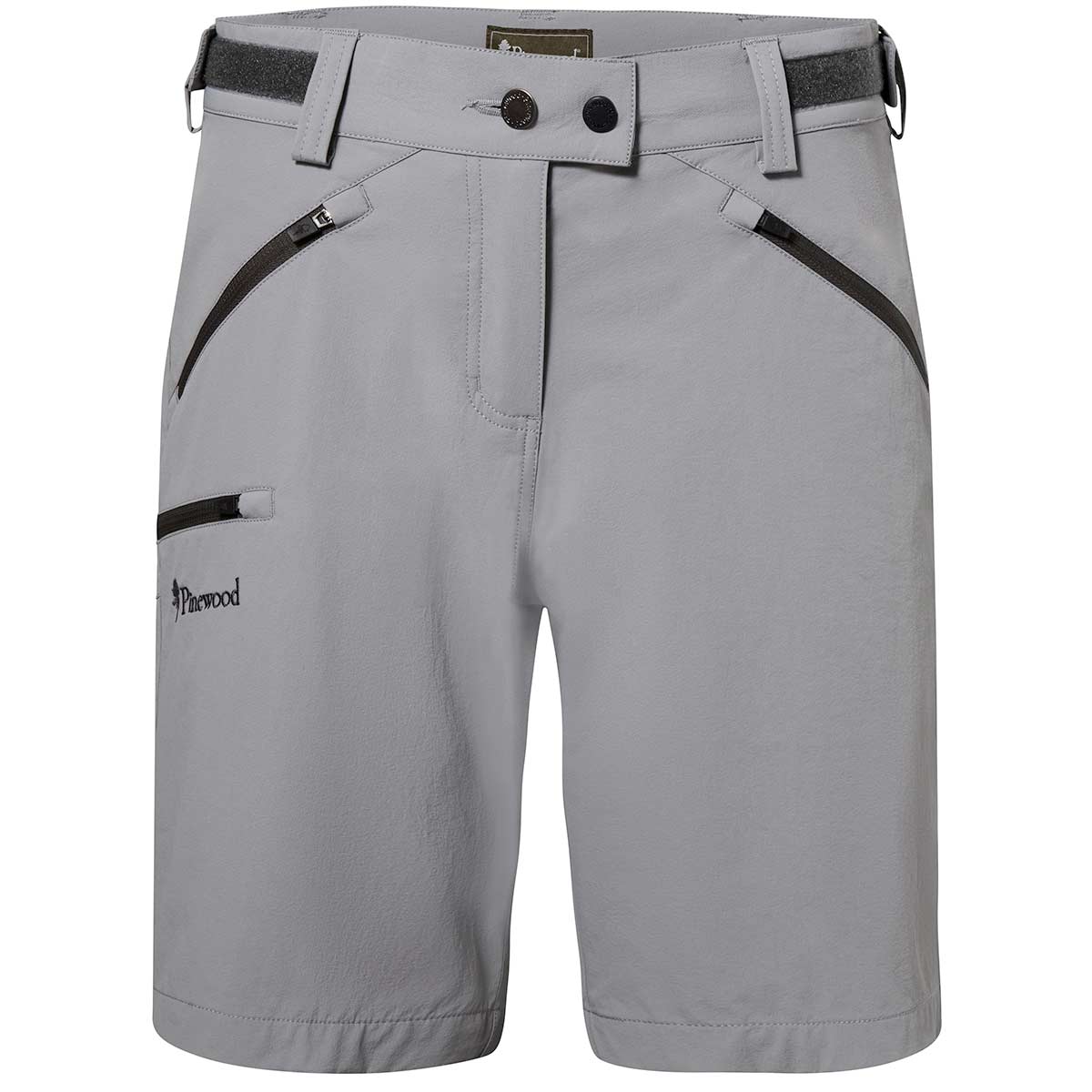 Pinewood Abisko Women's Light Stretch Shorts - Mid Grey