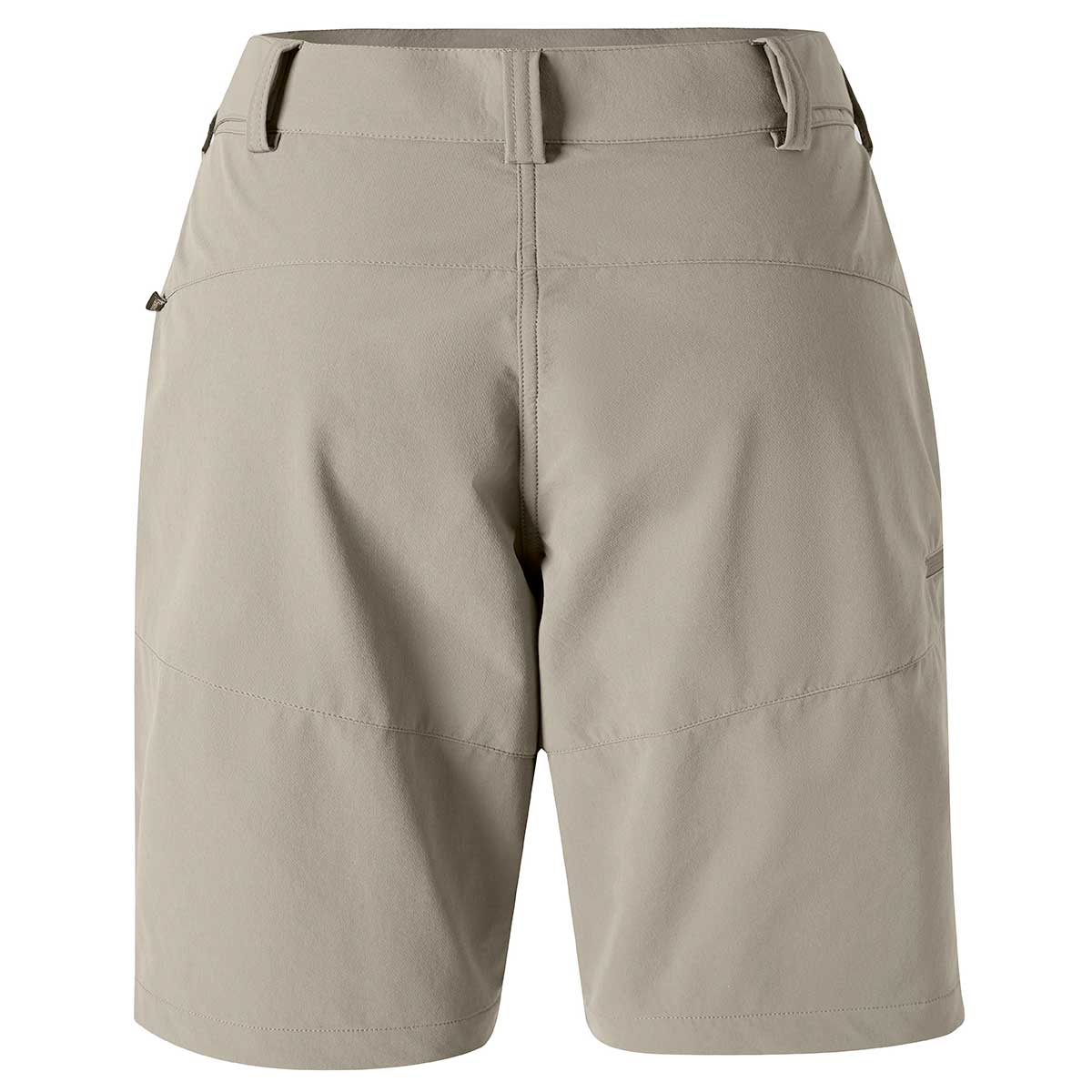 Pinewood Abisko Women's Light Stretch Shorts - Mole Brown - Rear