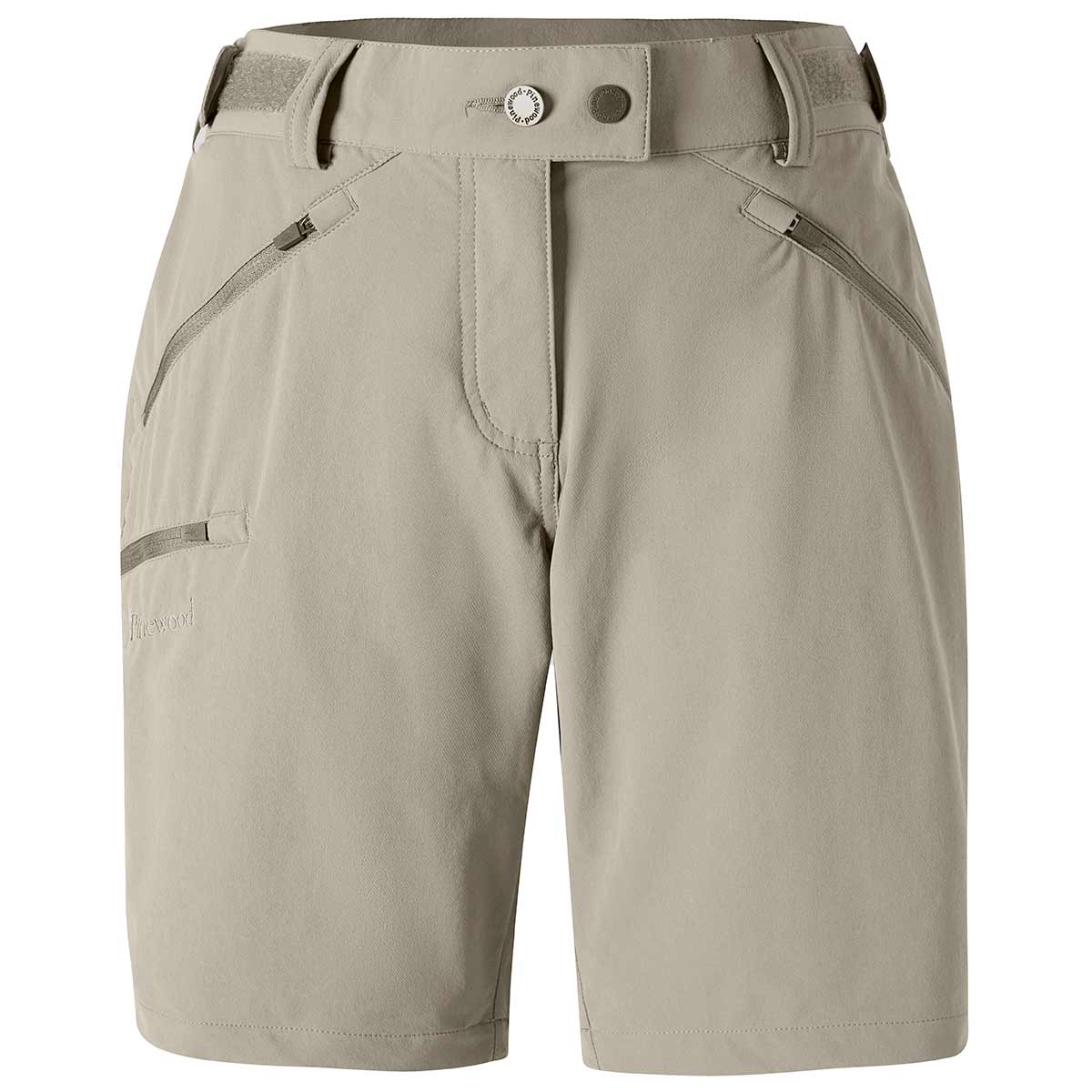 Pinewood Abisko Women's Light Stretch Shorts - Mole Brown