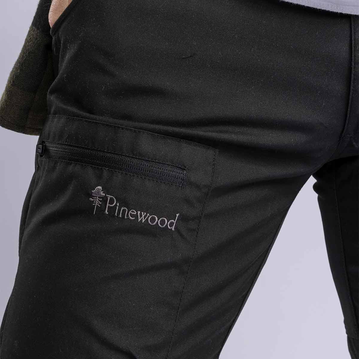 Pinewood Caribou TC Trousers - Black/Black - Pocket