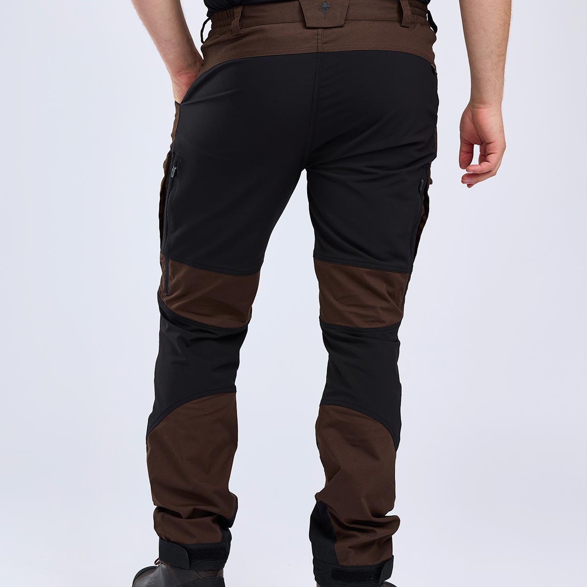 Pinewood Caribou TC Trousers - Dark Brown/Black - Rear