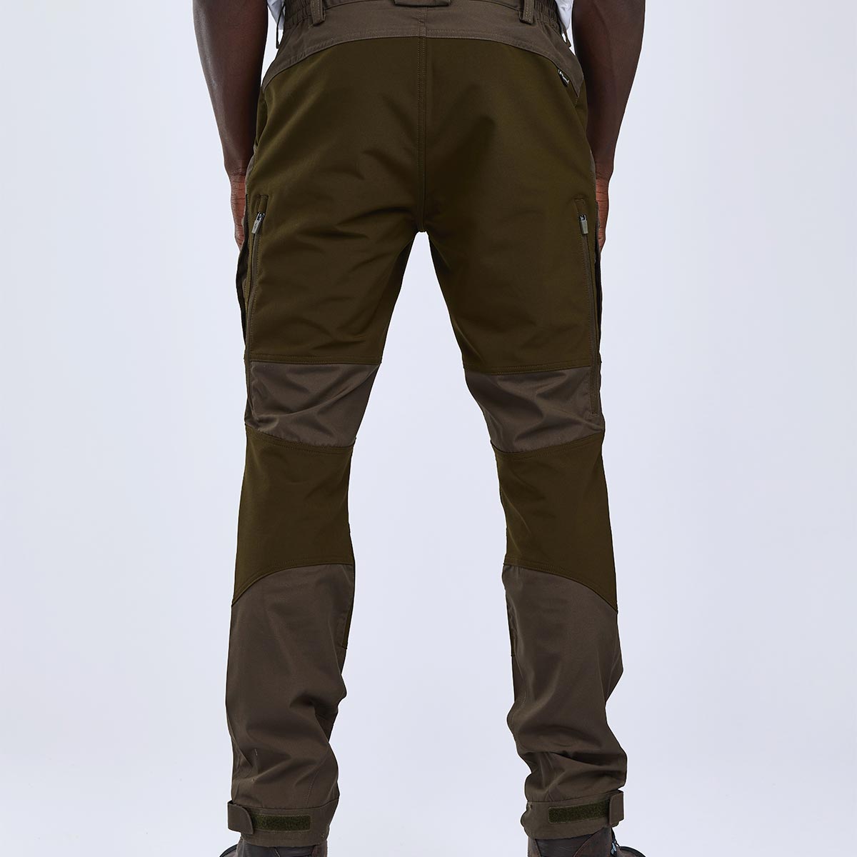 Pinewood Caribou TC Trousers - Dark Olive - Rear
