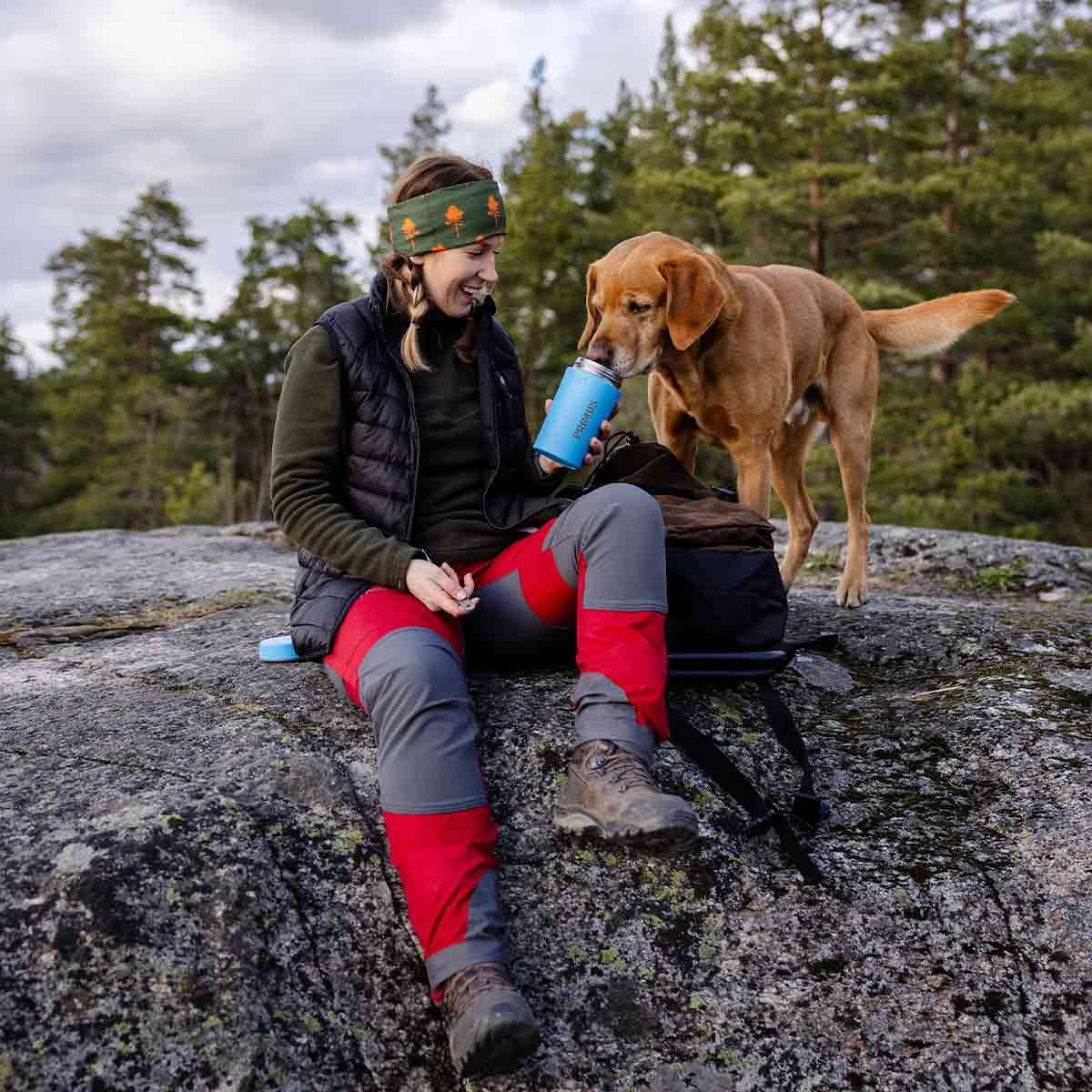 Pinewood Caribou Women's TC Trousers - Chilli Red