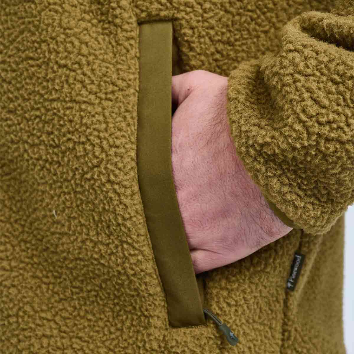 Pinewood Forest Pile Fleece Jacket - Pocket