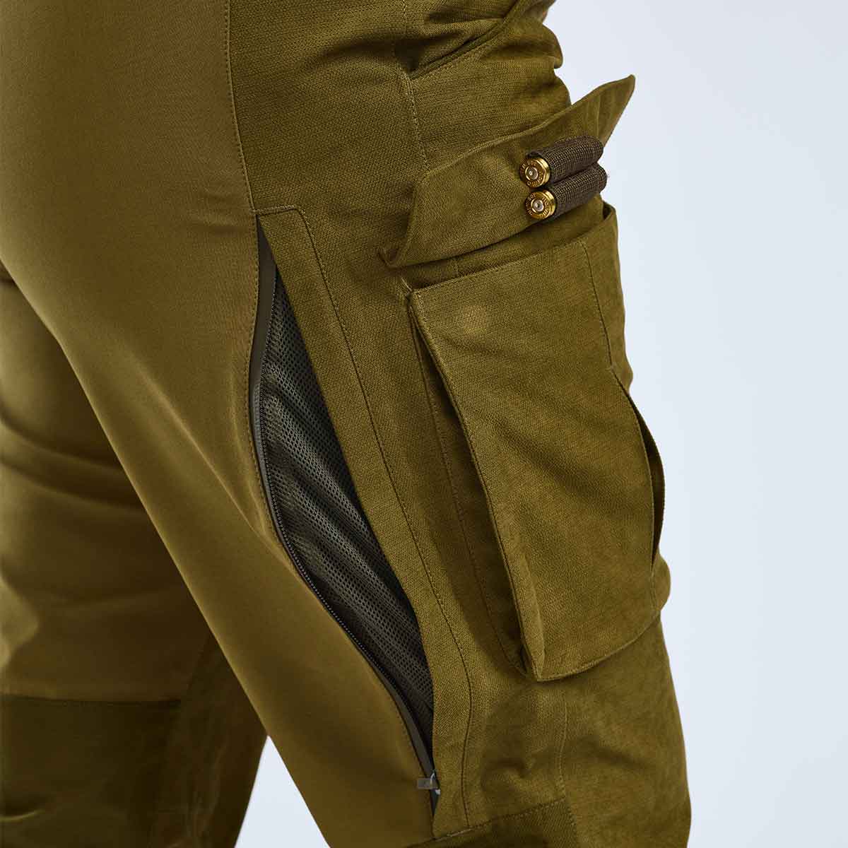 Pinewood Furudal Women's Expert 2L Hunting Trousers - Olive Green - Pocket