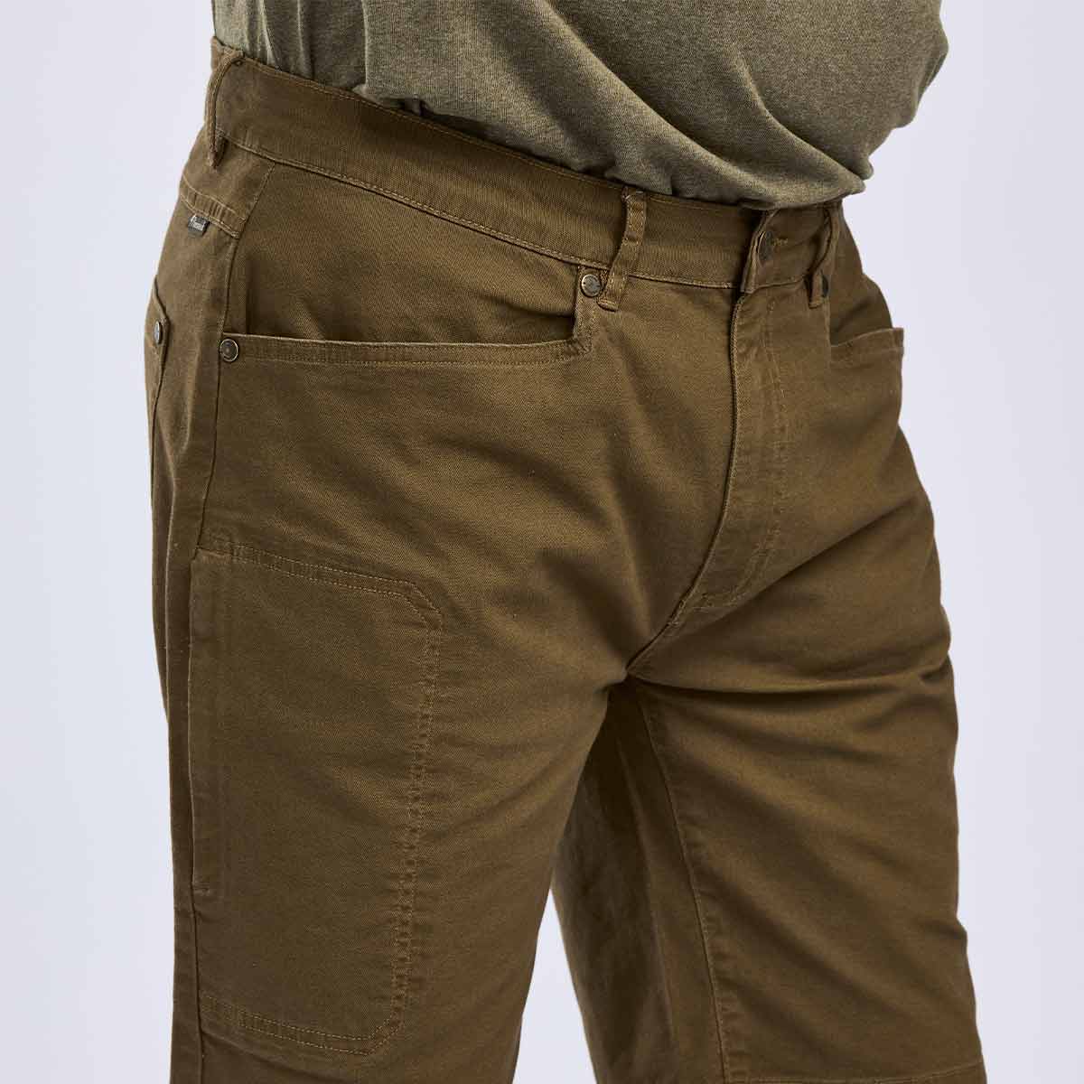 Pinewood Varnamo Vintage Canvas Shorts - Olive Brown