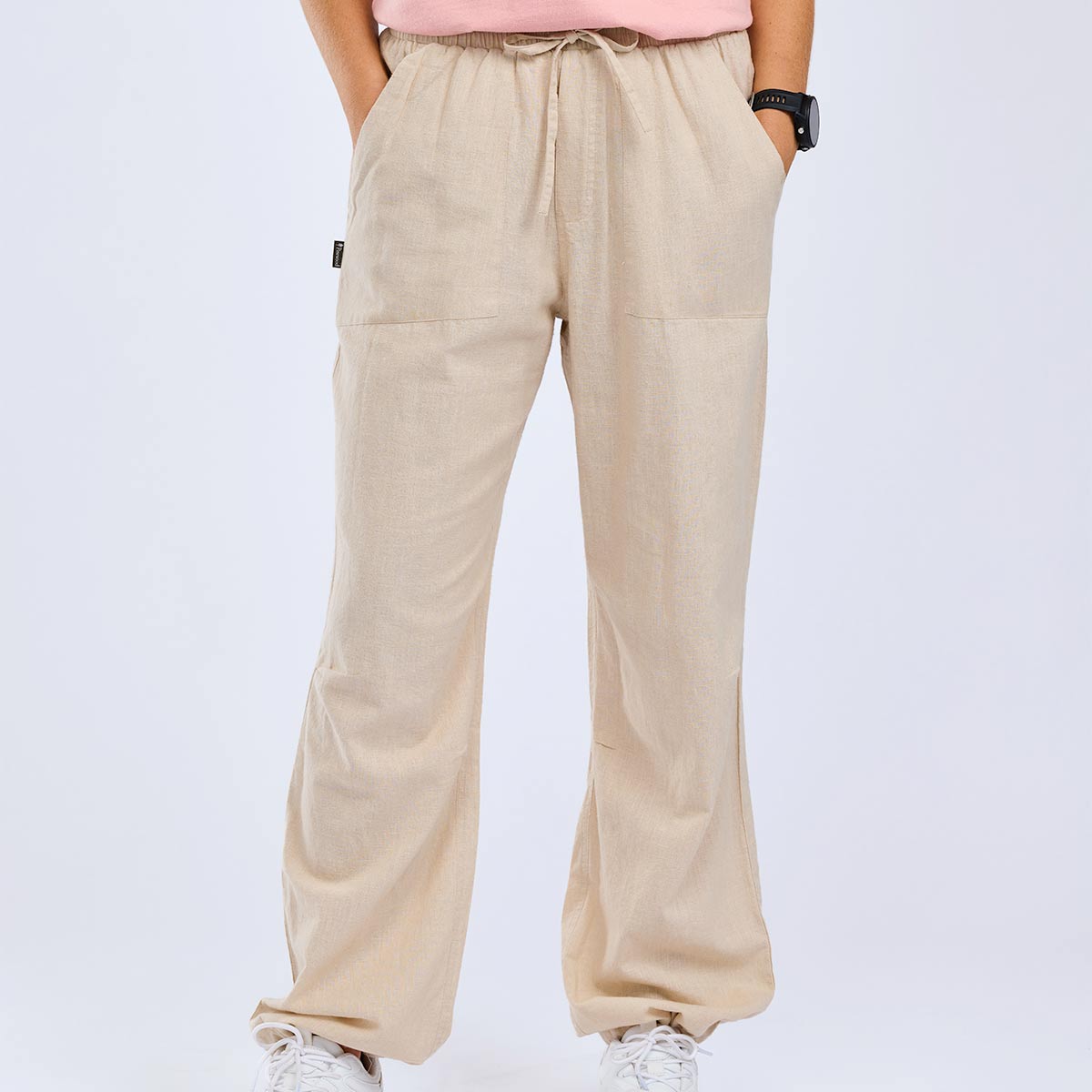 Pinewood Varnamo Women's Insectsafe Hemp Mix Trousers - Linen Beige