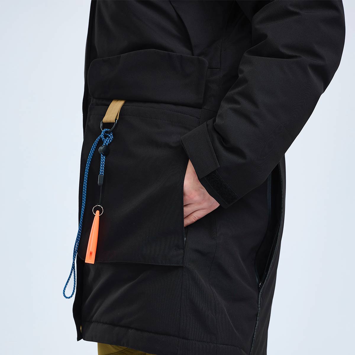 Pinewood Wilda Women's Padded Parka - Black - Details