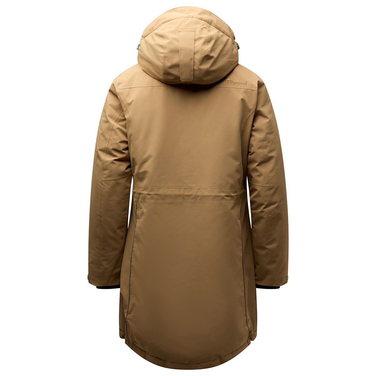 Pinewood Wilda Women's Padded Parka - Dark Sandstone - Rear