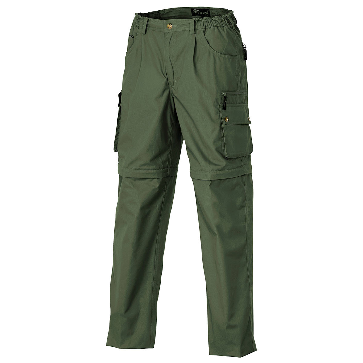 Pinewood Wildmark Zip-Off Trousers - Mid Green
