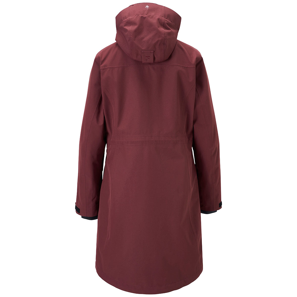 Pinewood Women's Rain Parka - Earth Plum - Rear