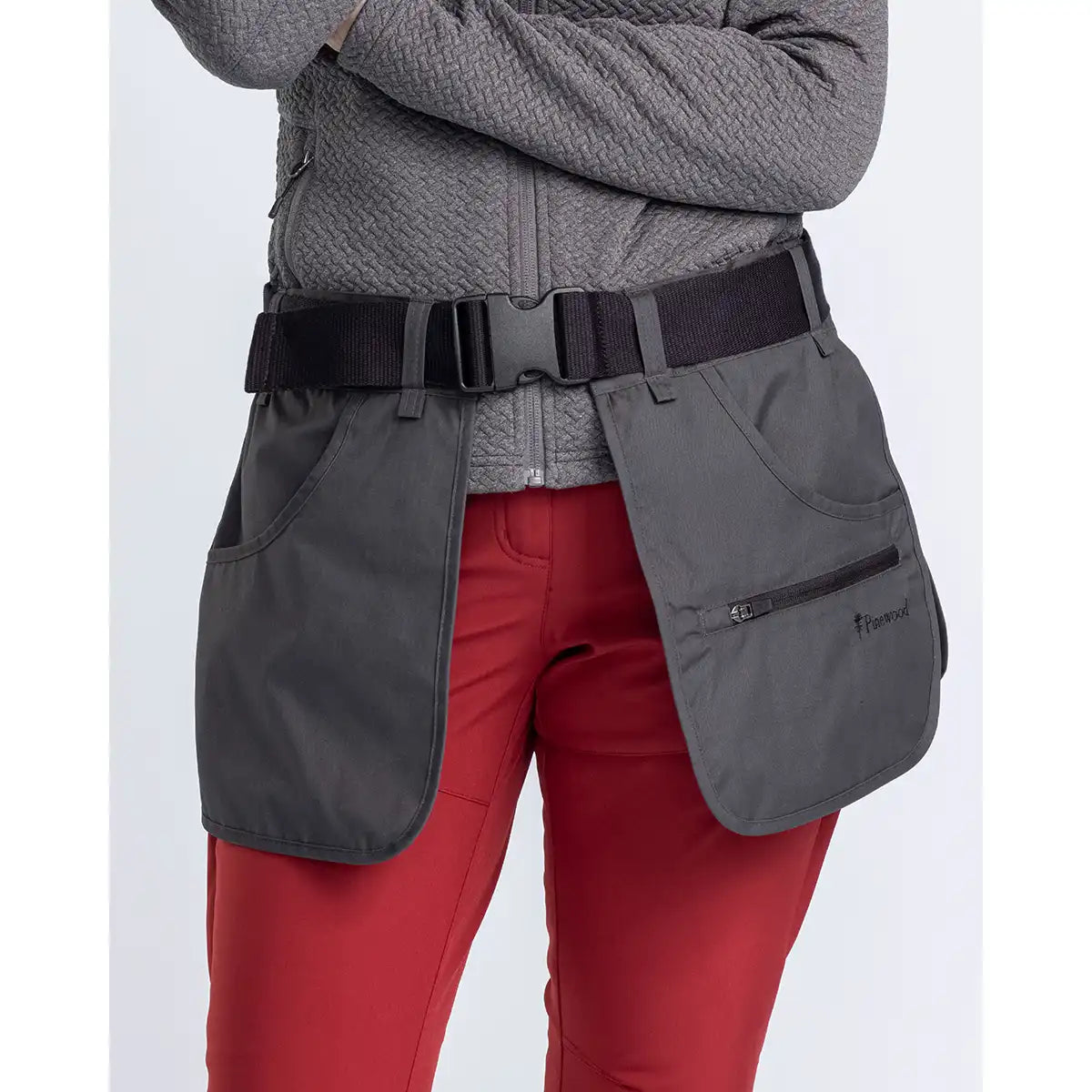 Pinewood Dog Sports Waistbelt- Dark Anthracite- on model