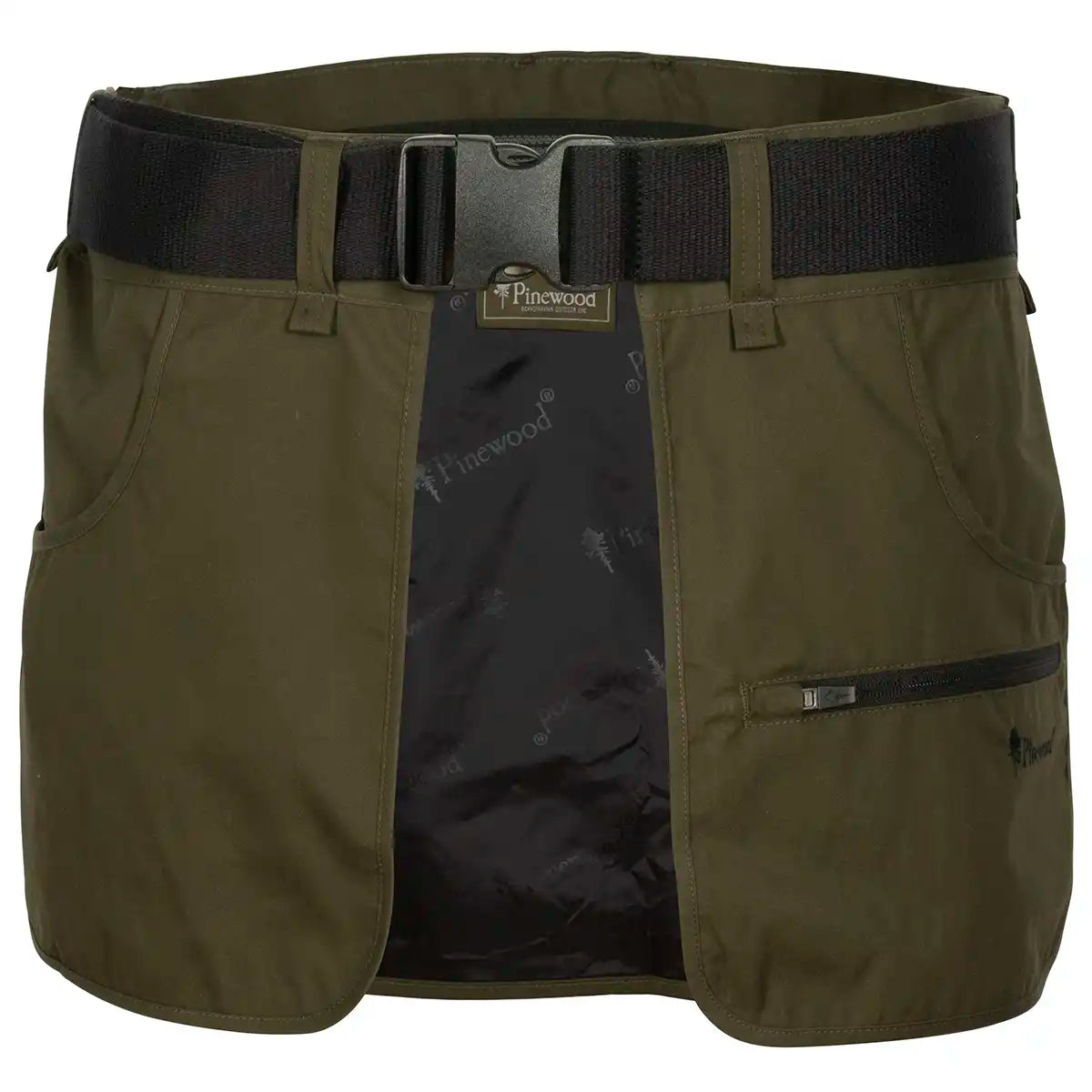 Pinewood Dog Sports Waistbelt- Moss Green- front