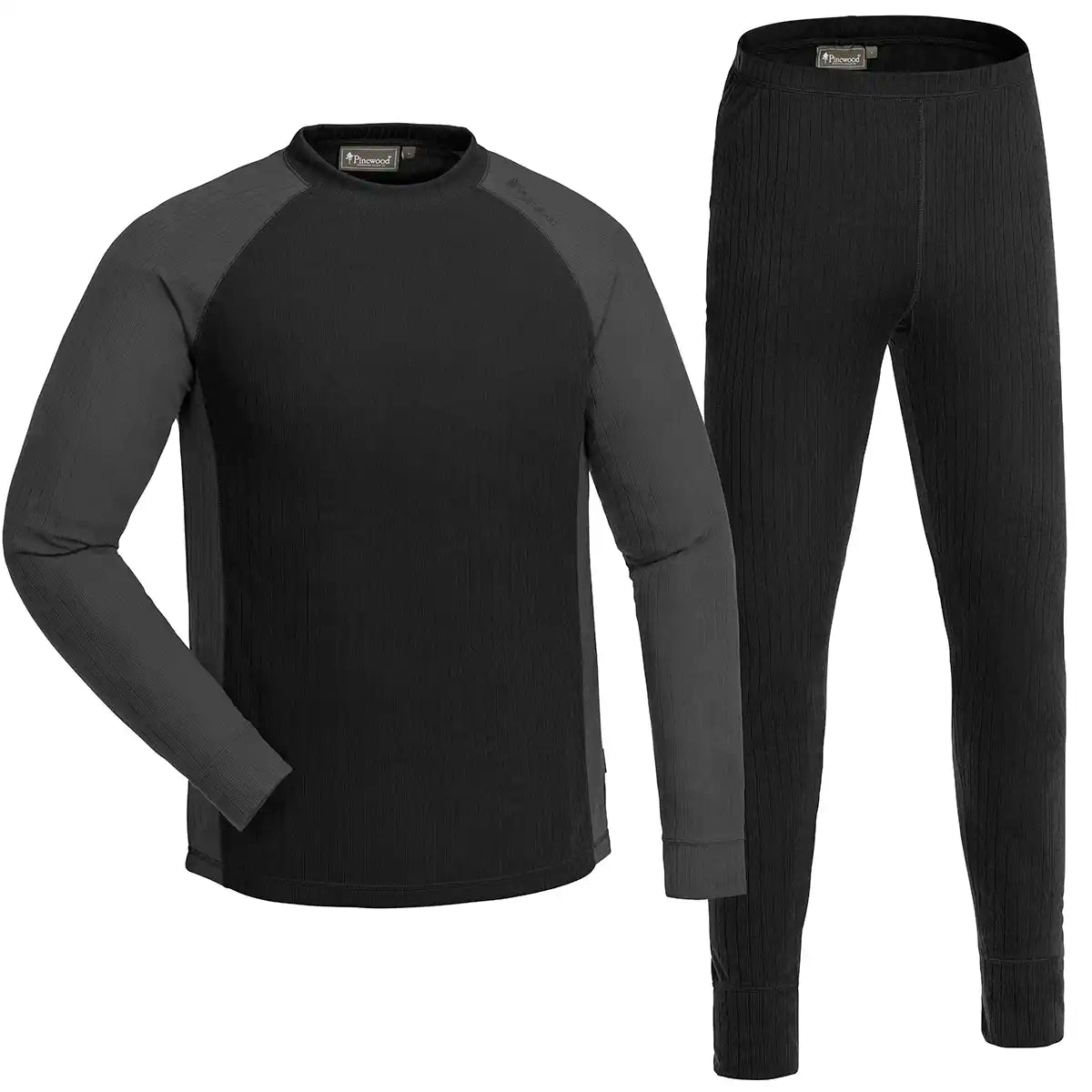Pinewood Finnveden Base Layer - Black/Dark Grey - Set 