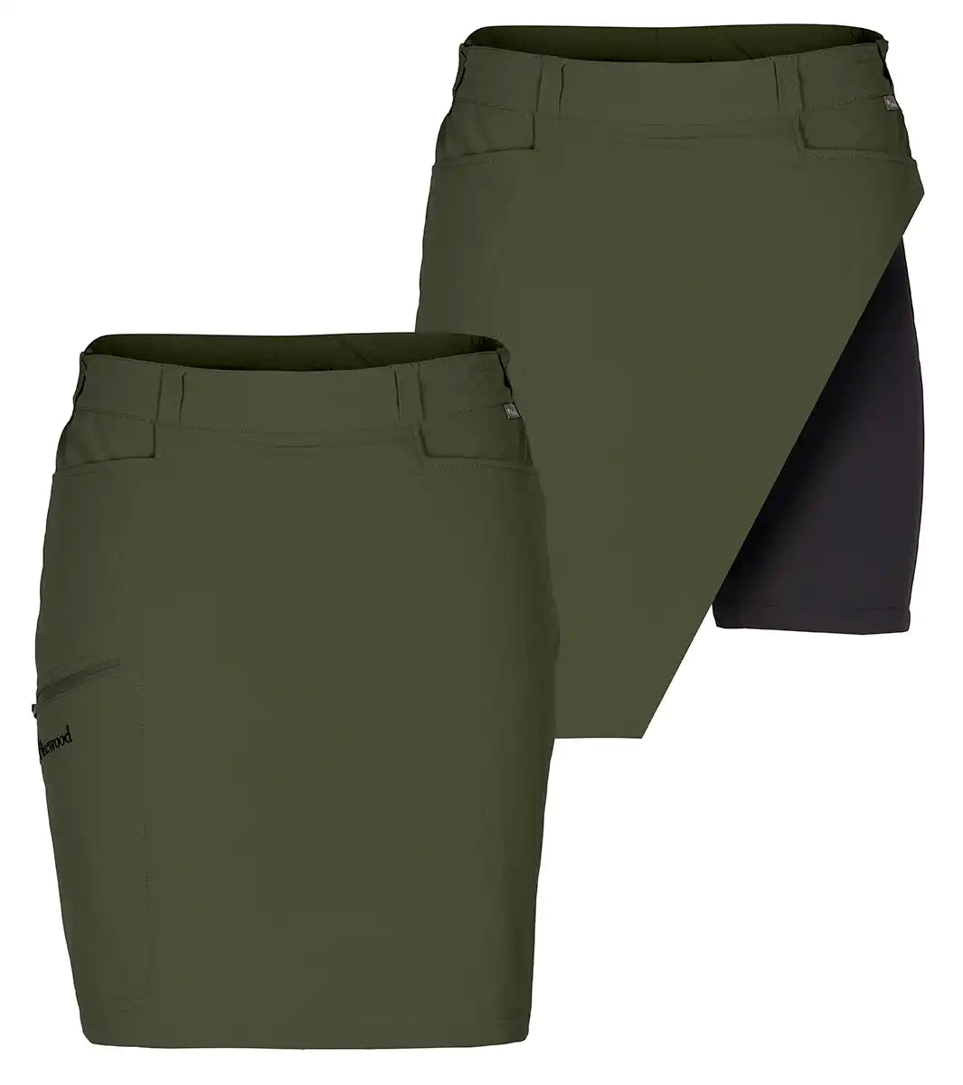 Pinewood Finnveden Hiking Skort- Moss Green- Skort Shorts