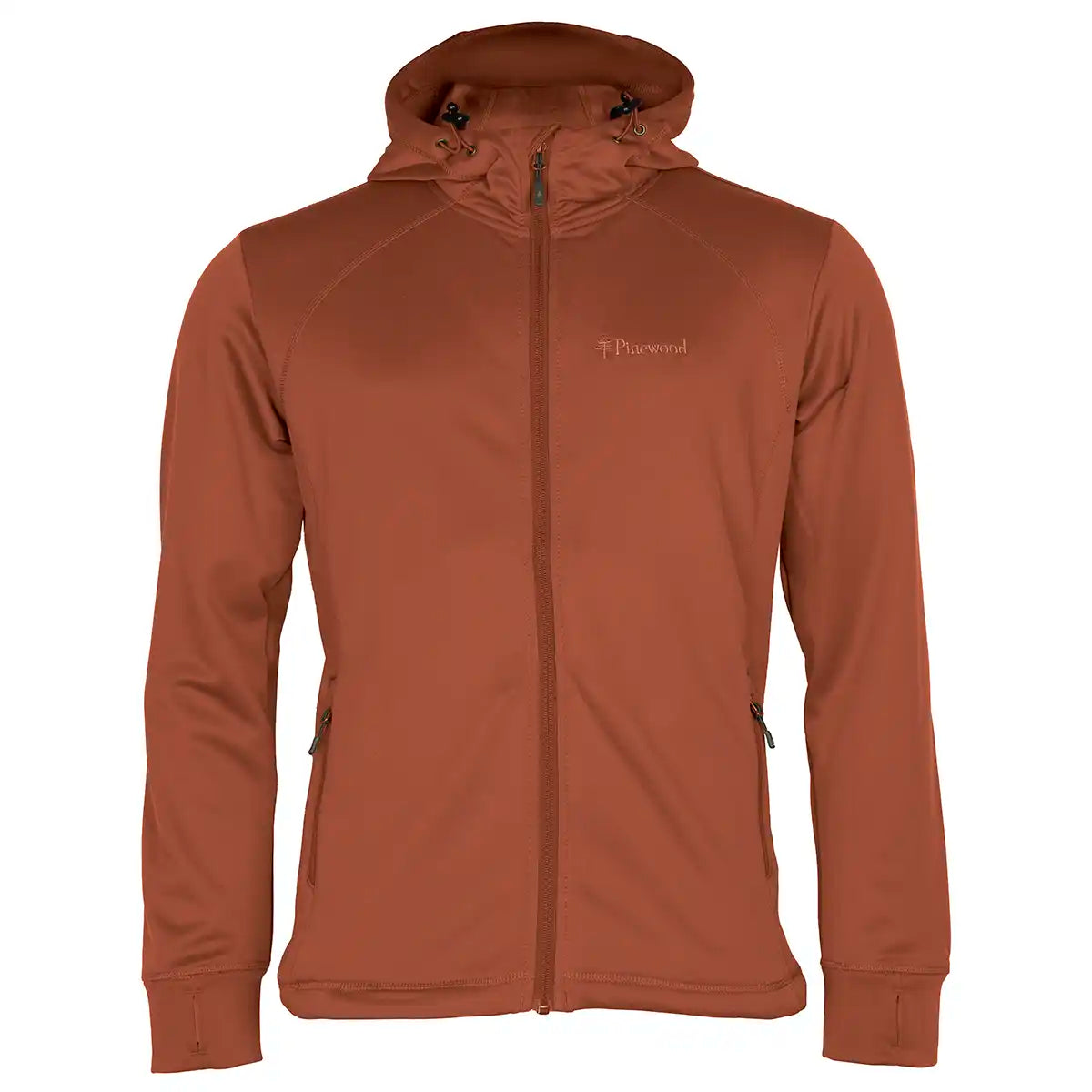 Pinewood Finnveden Hoodie - Terracotta - Front