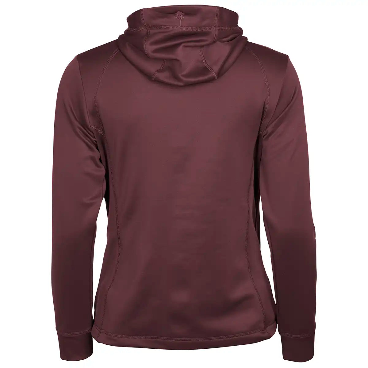 Pinewood Finnveden Women's Hoodie- Earth Plum- Back