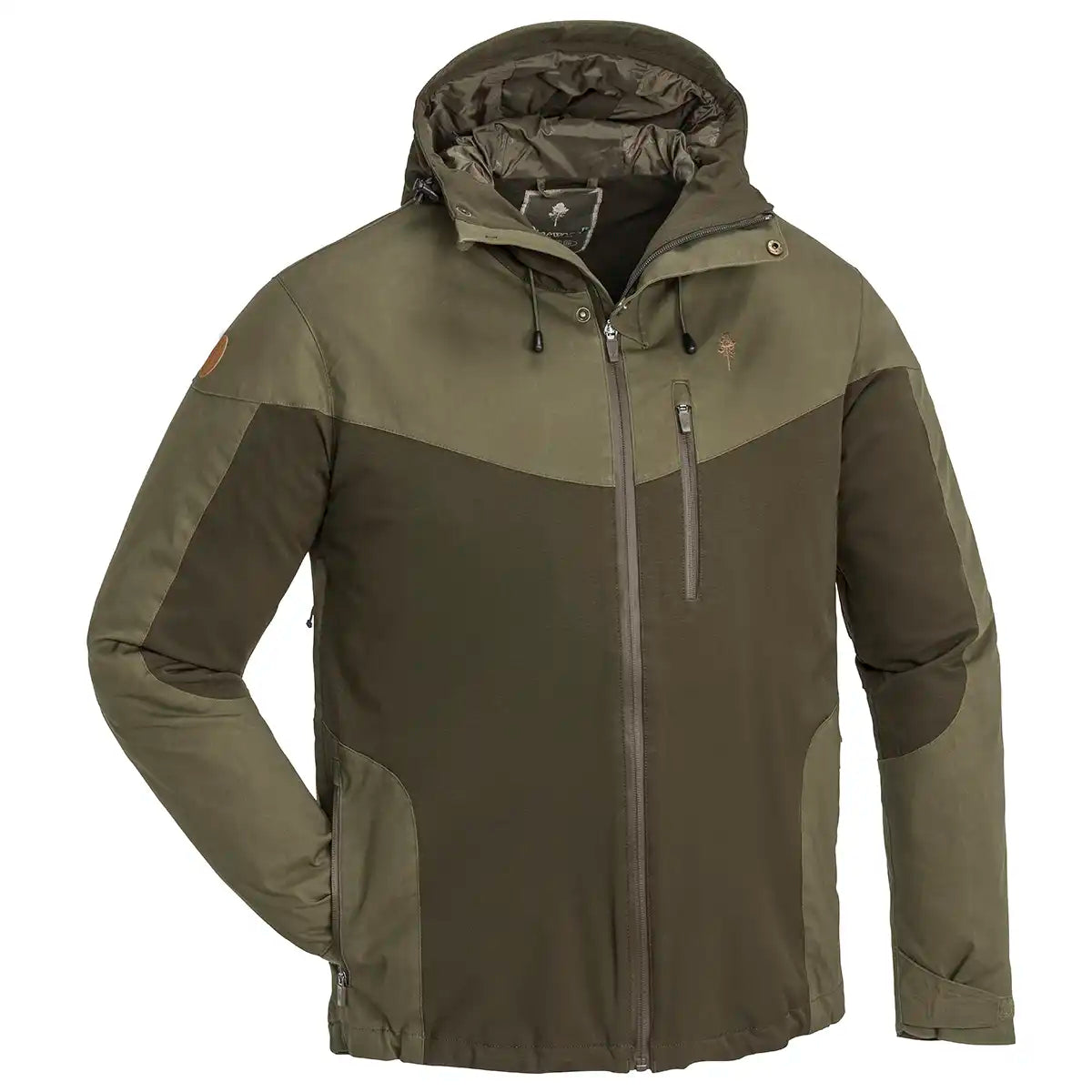 Pinewood Finnveden Hybrid Extreme Jacket- Dark Olive/H.Olive- Front