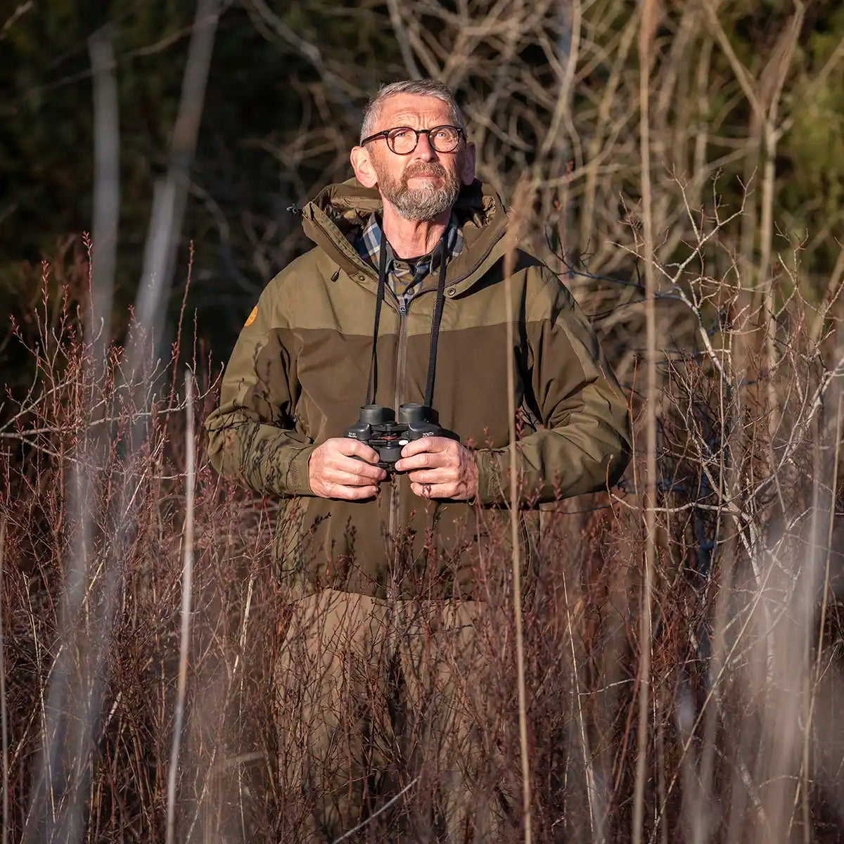 Pinewood Finnveden Hybrid Extreme Jacket- Dark Olive/H.Olive- Lifestyle