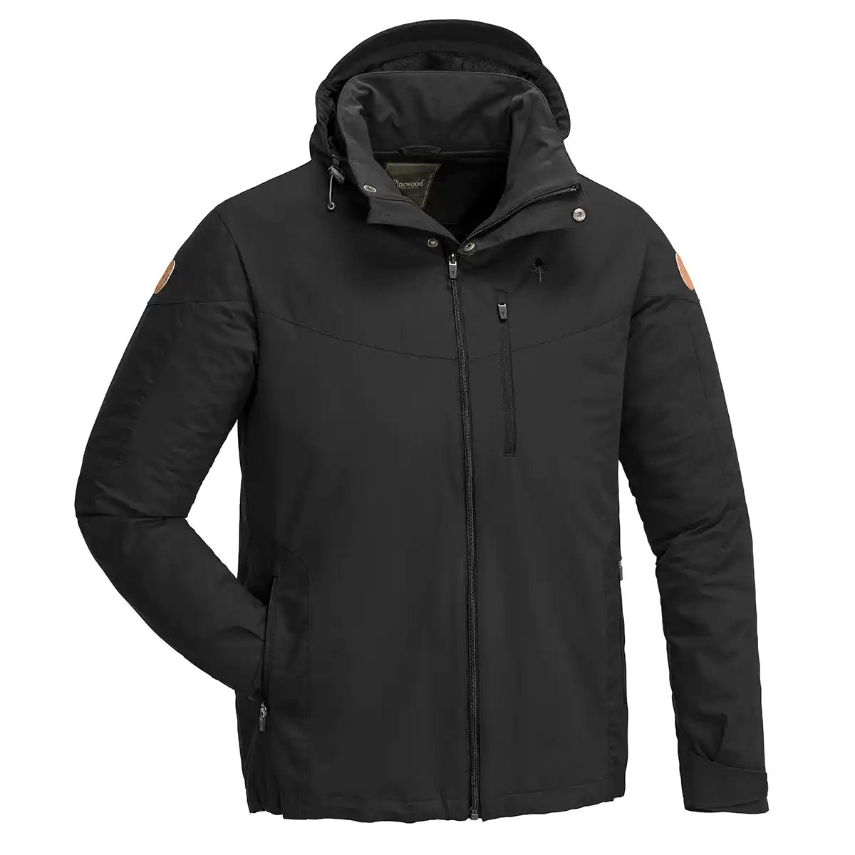Pinewood Finnveden Hybrid Jacket - Black - Front