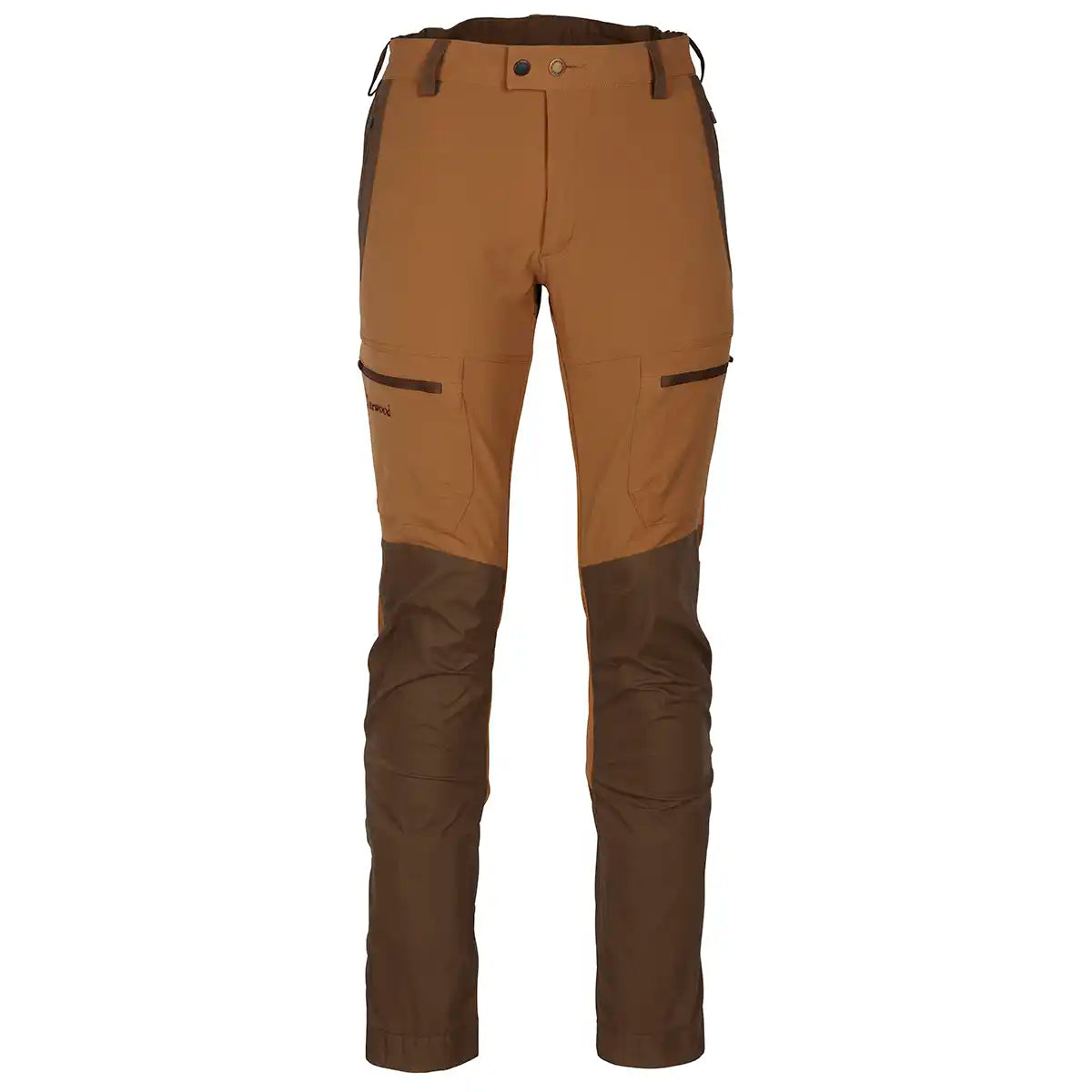 Pinewood Finnveden Hybrid Trousers - Fudge/Nougat - Front 