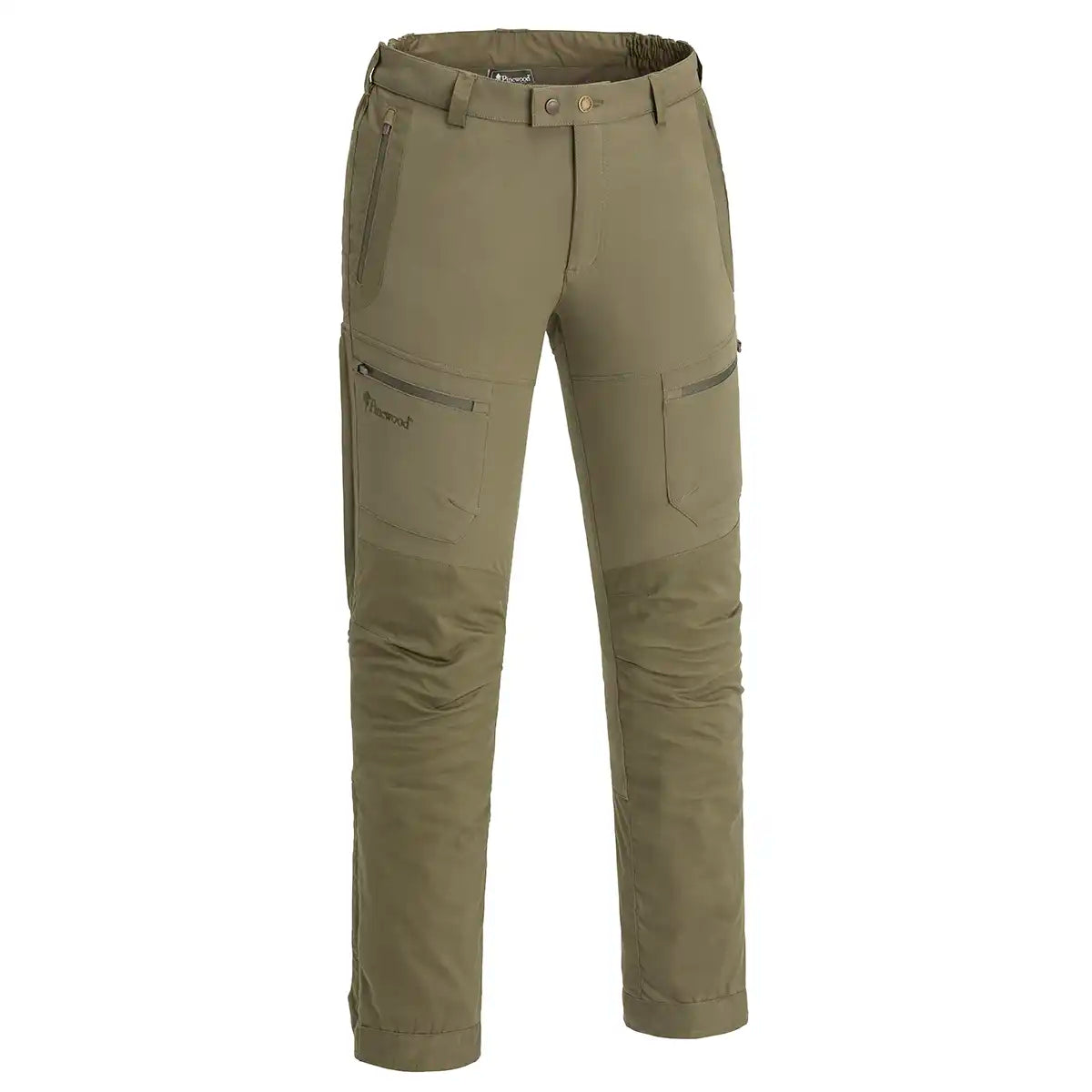 Pinewood Finnveden Hybrid Trousers - Hunting Olive - Front