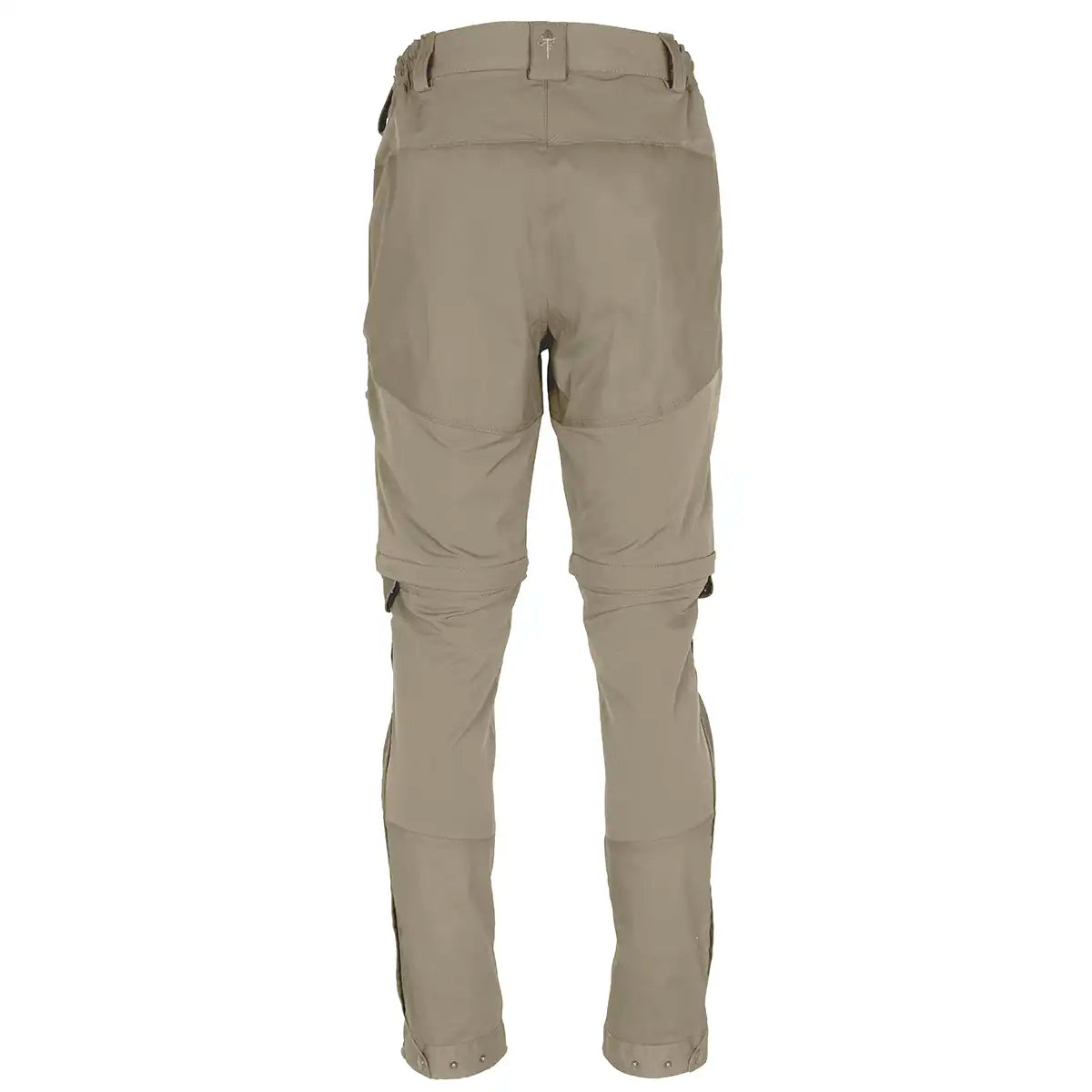 Pinewood Finnveden Hybrid Zip-Off Trousers - Light Khaki - Rear