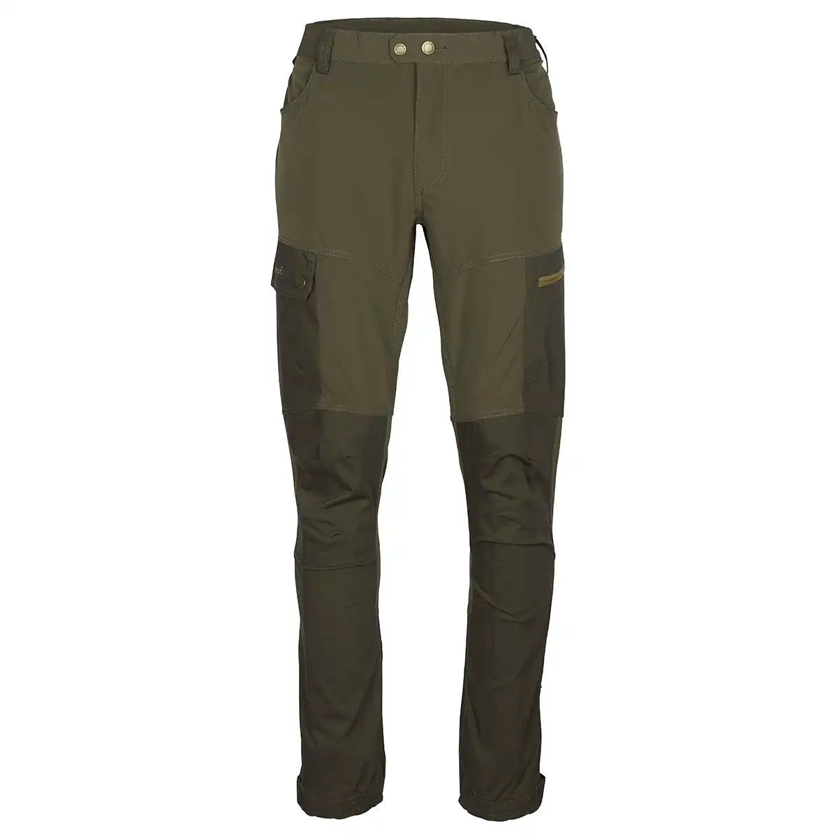 Pinewood Finnveden Trail Hybrid Trousers - Earth Brown/Dark Olive - Front
