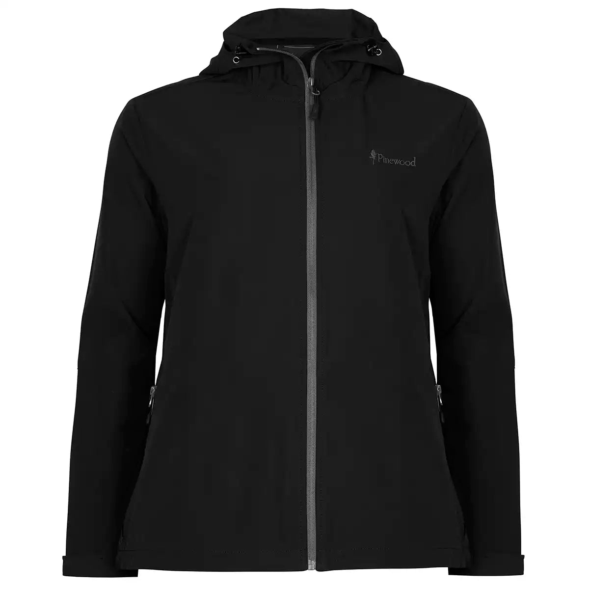 Pinewood Women's Finnveden Trail Stretch Jacket - Black - Front
