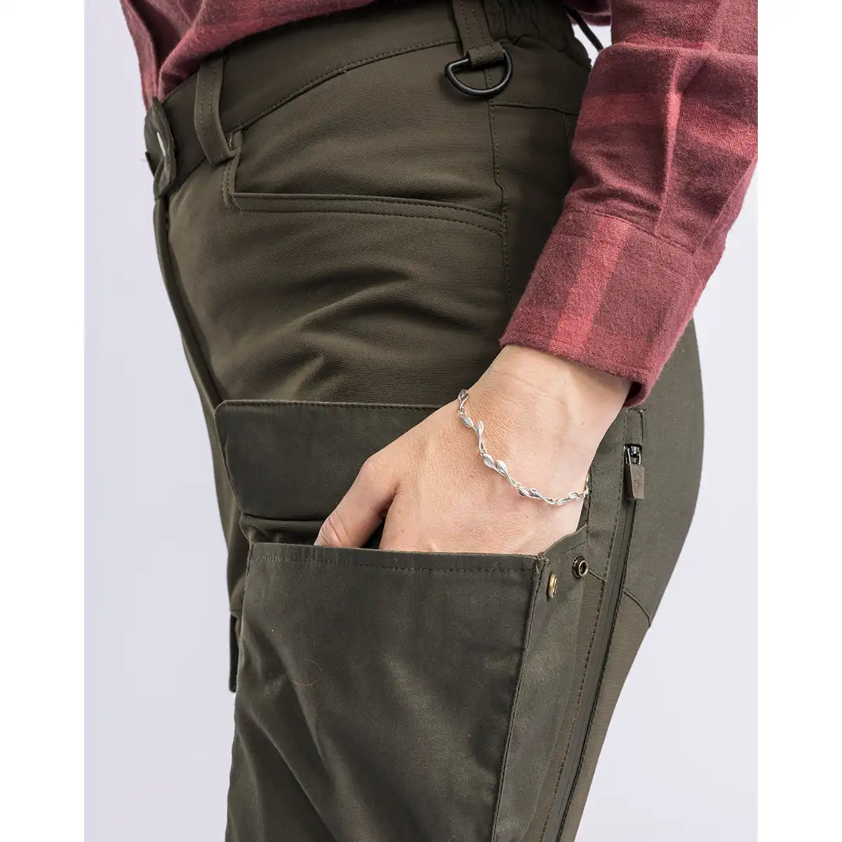 Pinewood Dog Sports Womens Trainer Trousers- adjustable bellow pockets