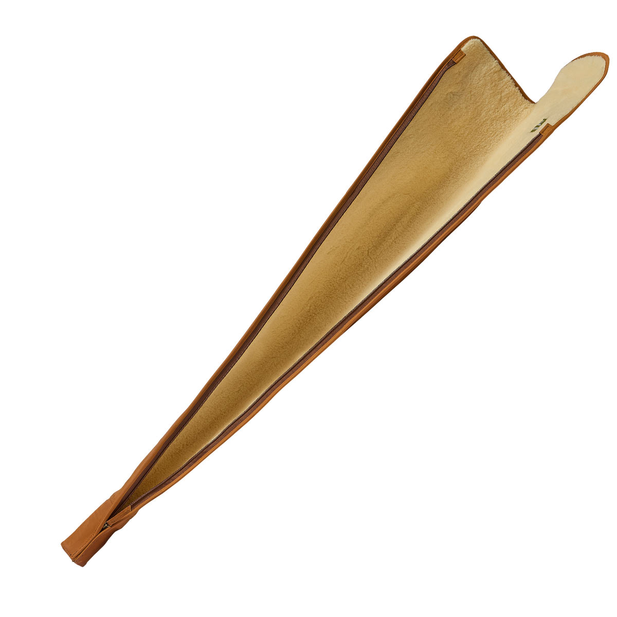 Chatham Premium Antique Oiled Leather Gun Slip - Tan - Inside