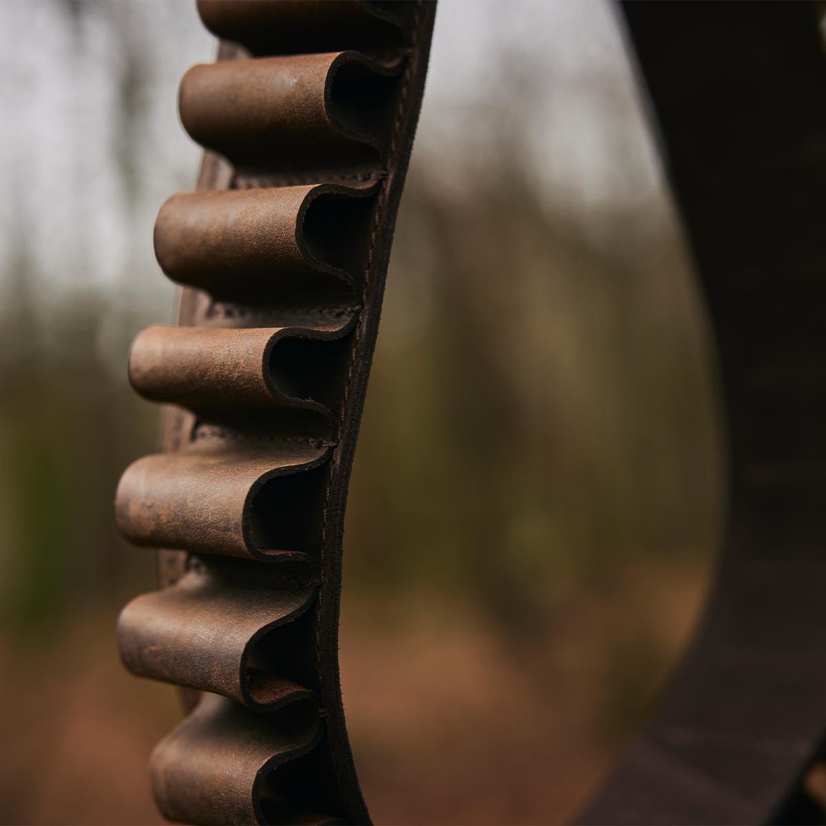 Chatham Premium Antique Oiled Leather 12 Gauge Cartridge Belt - Life Style