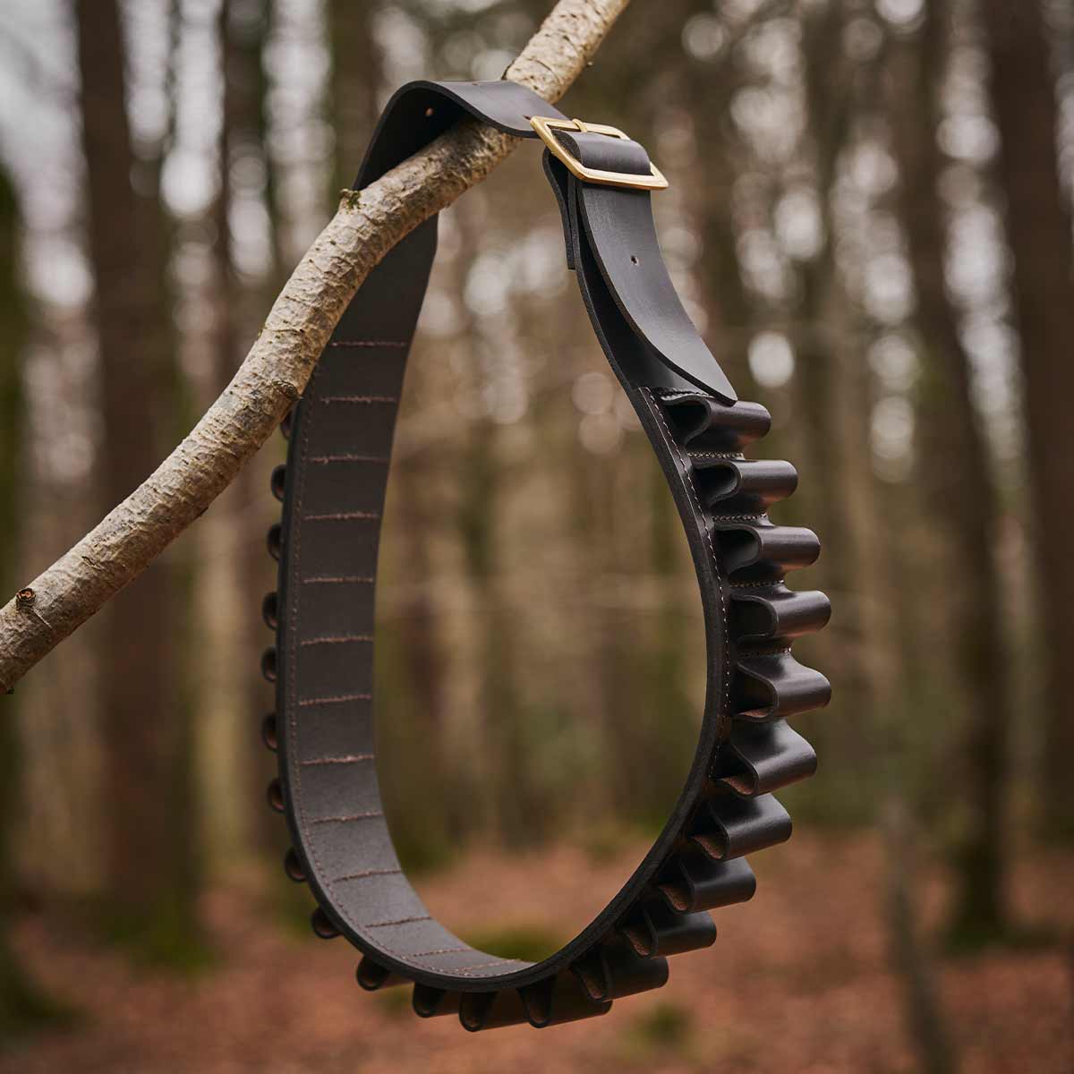 Chatham Premium Pull Up Leather 12 Gauge Cartridge Belt - Lifestyle