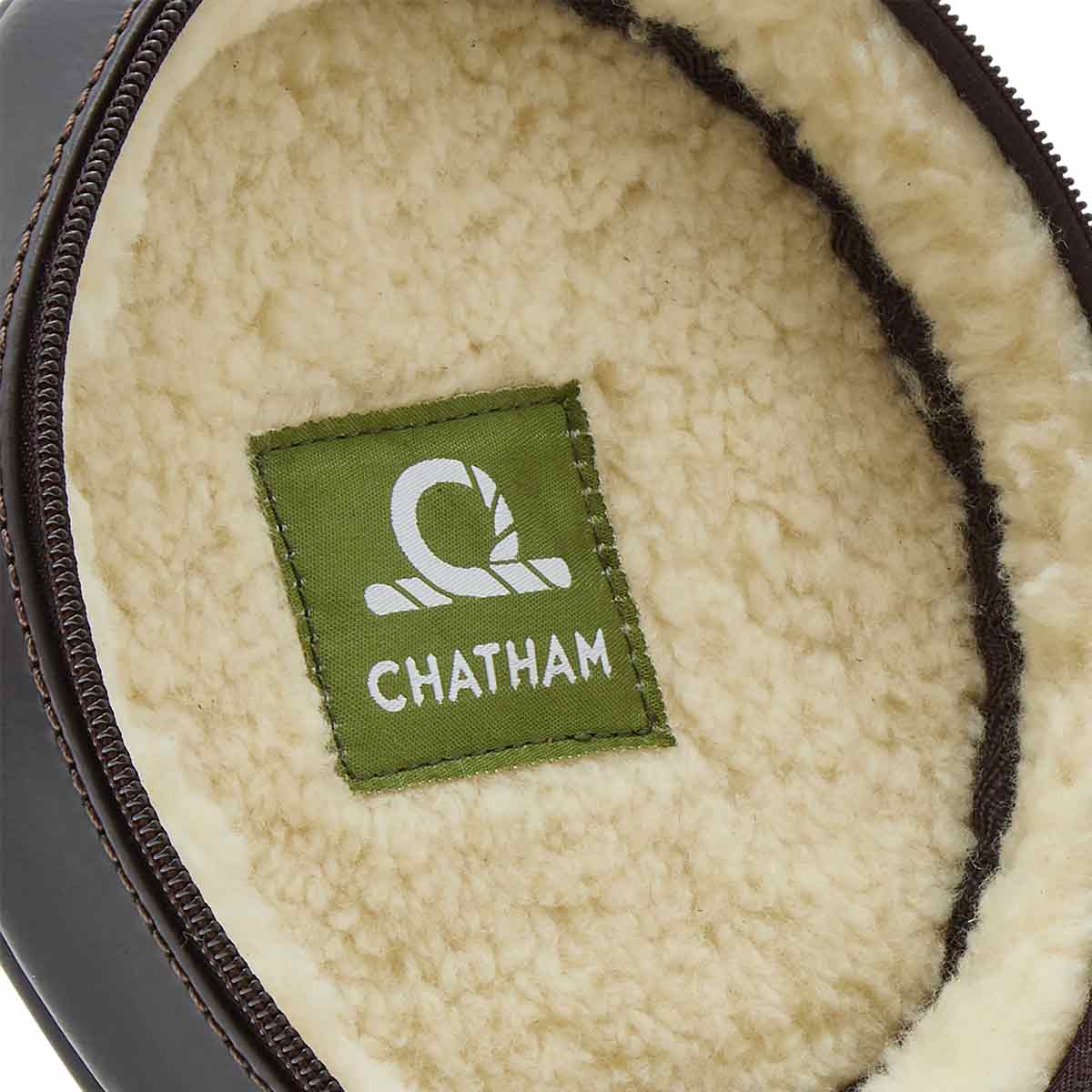 Chatham Premium Pull Up Leather Hearing Protection Case - Fleece