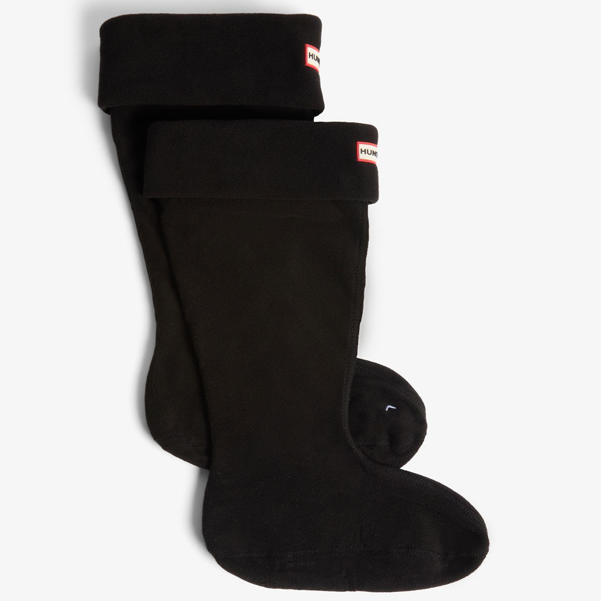 Hunter Recycled Downpour Fleece Tall Boot Socks - Black