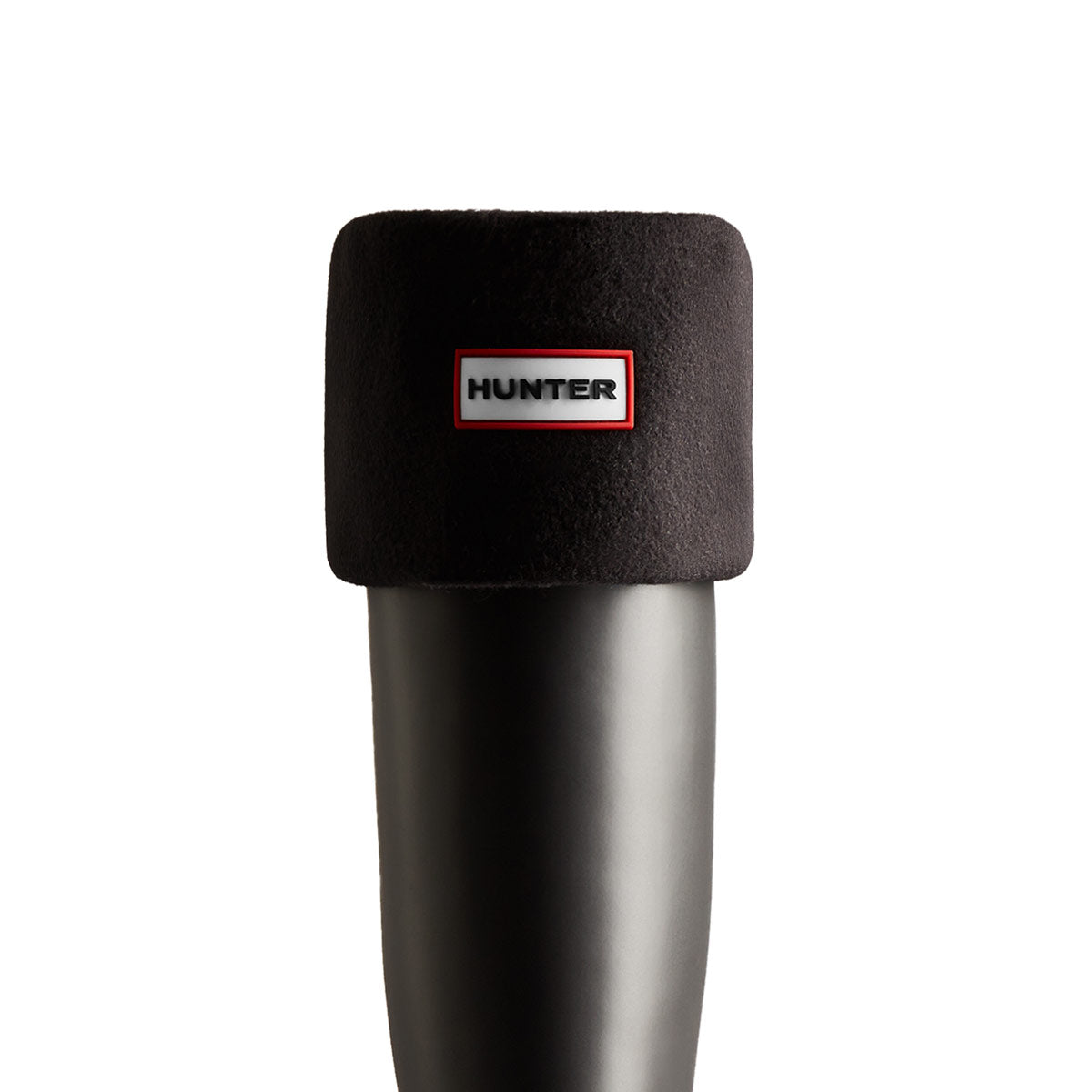 Hunter Recycled Fleece Tall Boot Socks - Black