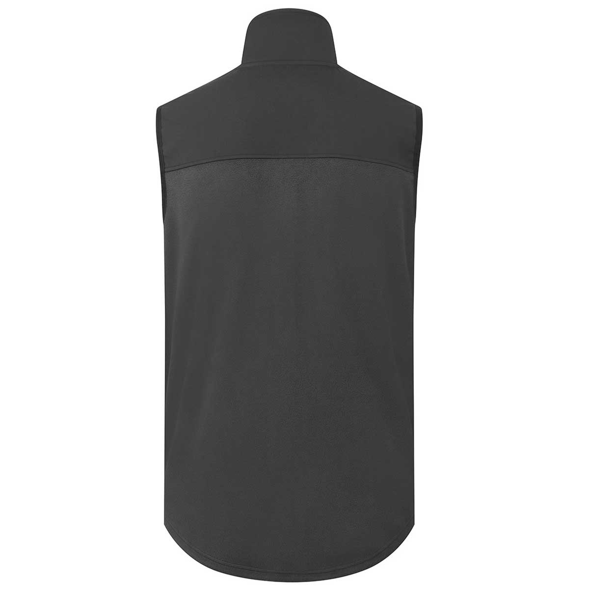 Ridgeline Hybrid Mens Fleece Vest - Shale - Rear