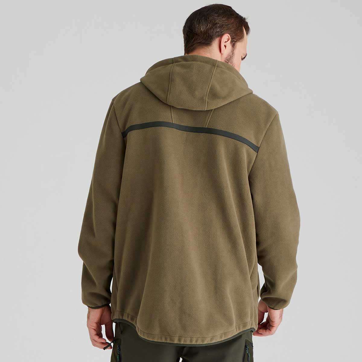 Ridgeline Kodiak Men's Fleece Jacket - Ivy Green - Rear