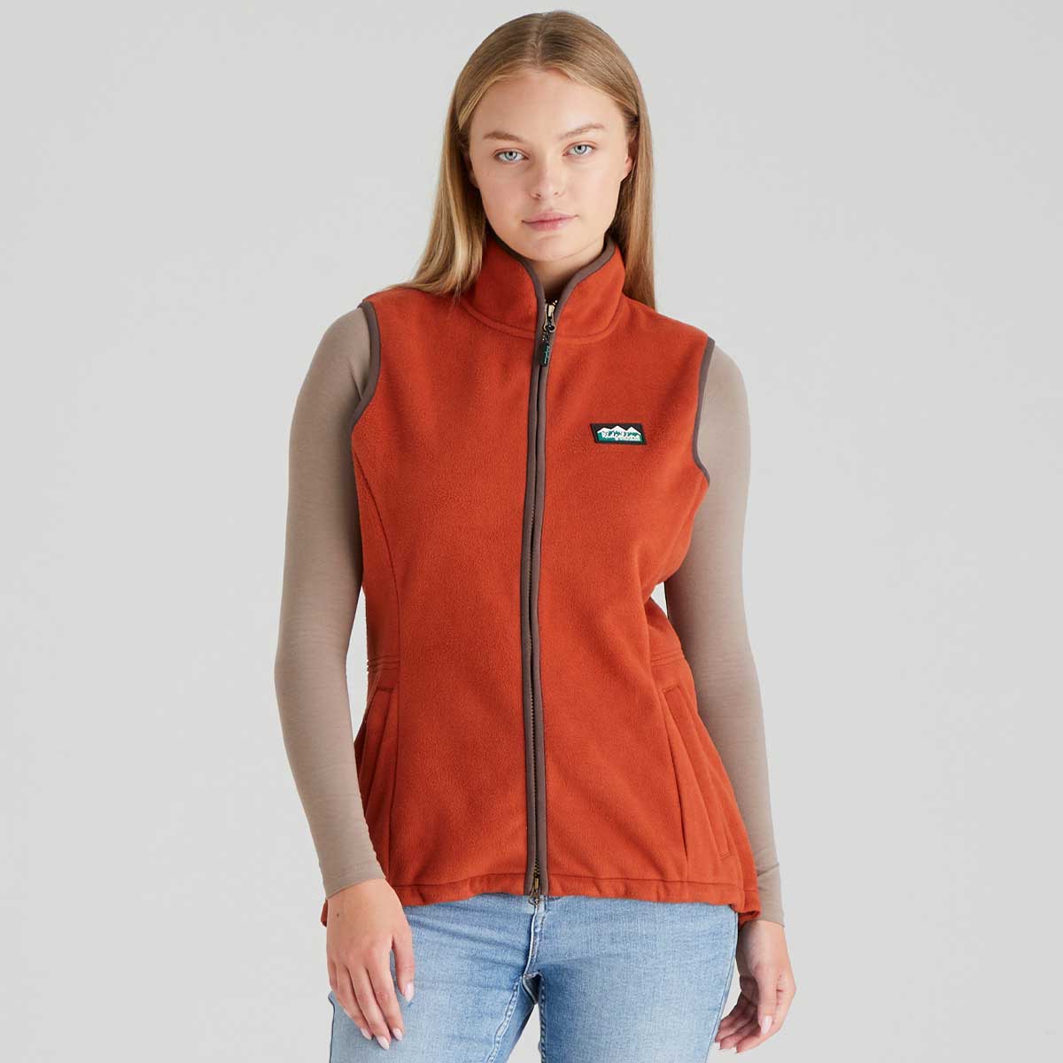 Ridgeline Kodiak Women's Fleece Gilet - Russet
