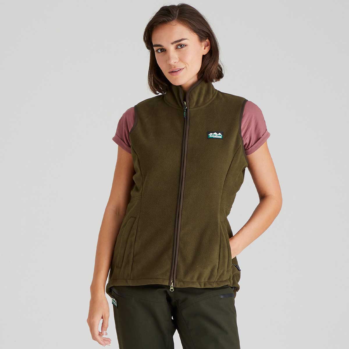 Ridgeline Kodiak Women's Fleece Gilet - Teak