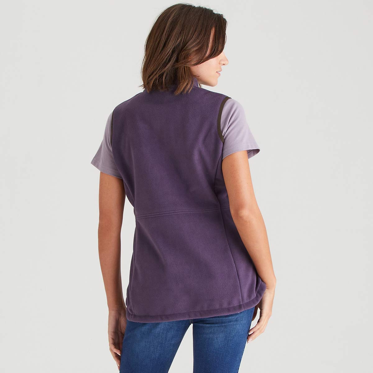 Ridgeline Kodiak Women's Fleece Gilet - Nightshade - Rear