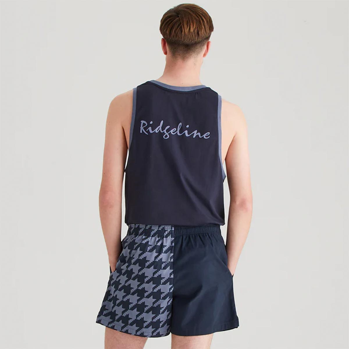 Ridgeline Men's Backslider Shorts - Navy - Rear
