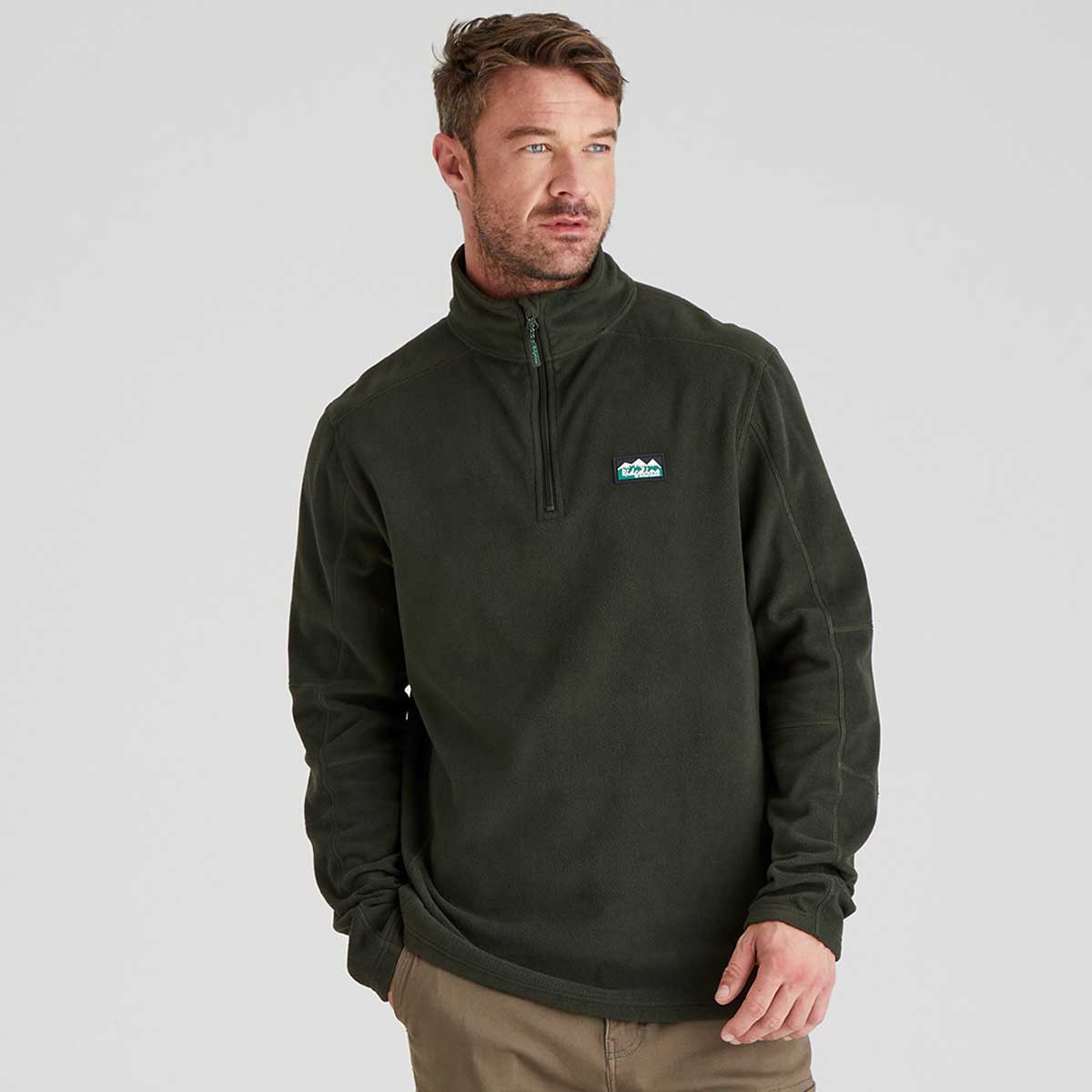 Ridgeline Narvik Men's Fleece Pullover - Deep Forest